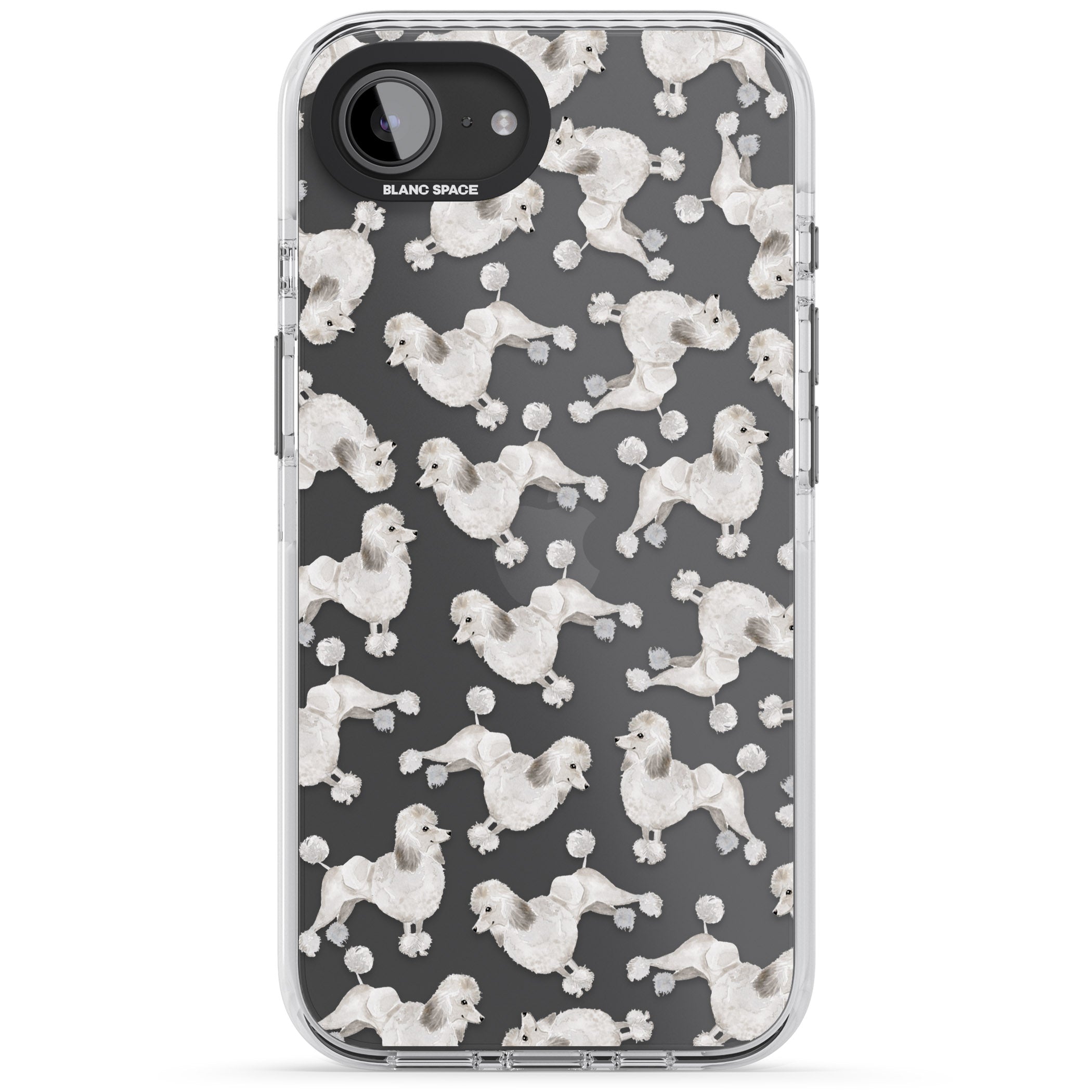 Poodle Watercolor Pattern