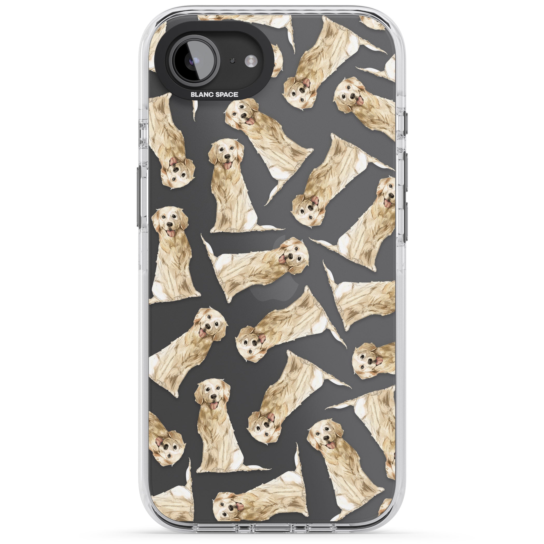 Golden Retriever Watercolor Pattern