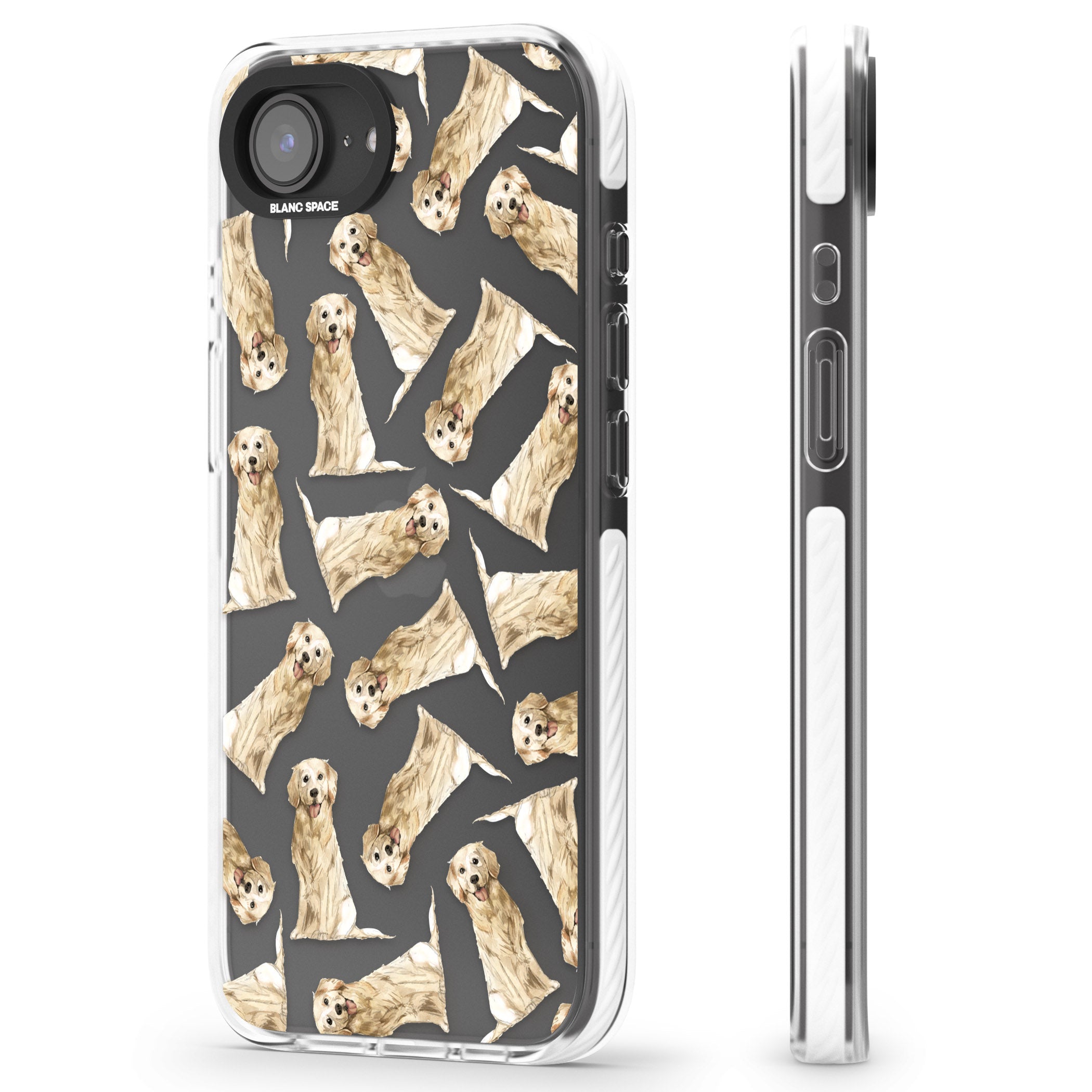 Golden Retriever Watercolor Pattern