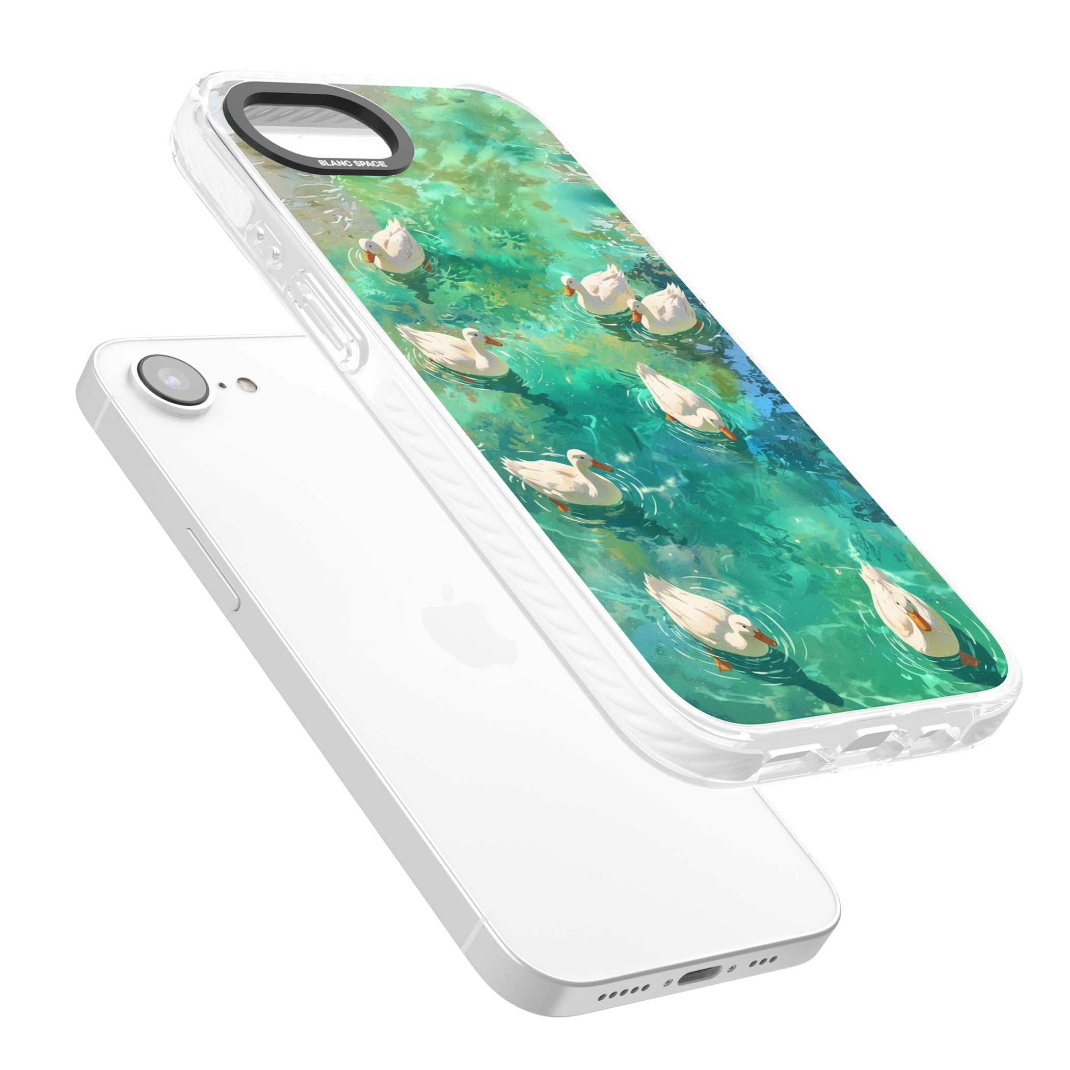 Ducks In The Pond for her iPhone case | Clear Impact case for iPhone 16e, iPhone 17e