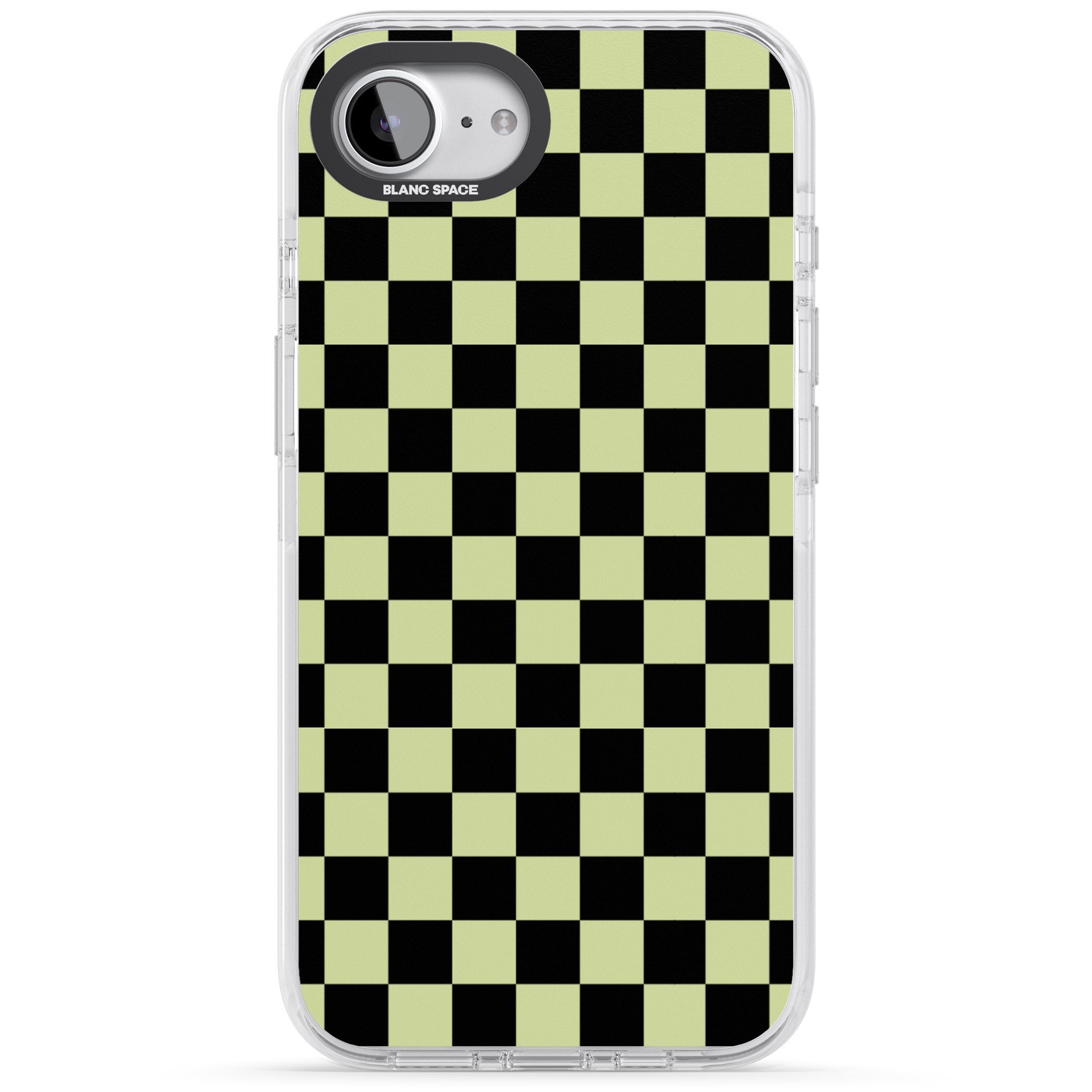 Black & Lime Check