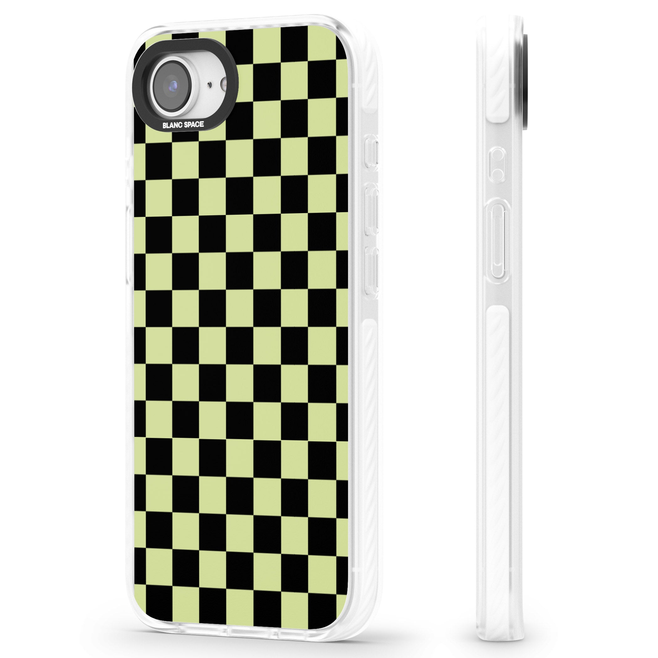 Black & Lime Check