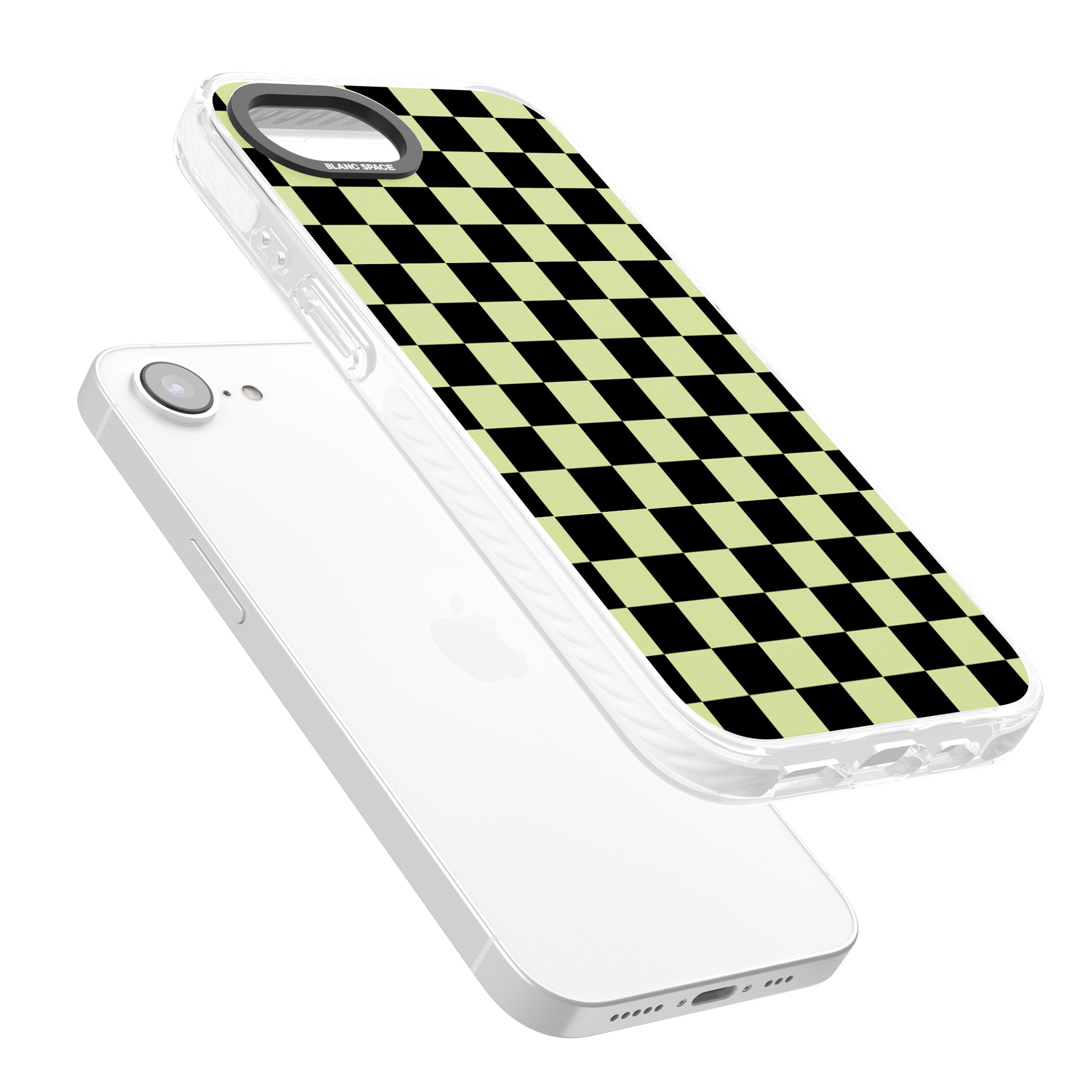 Black & Lime Check