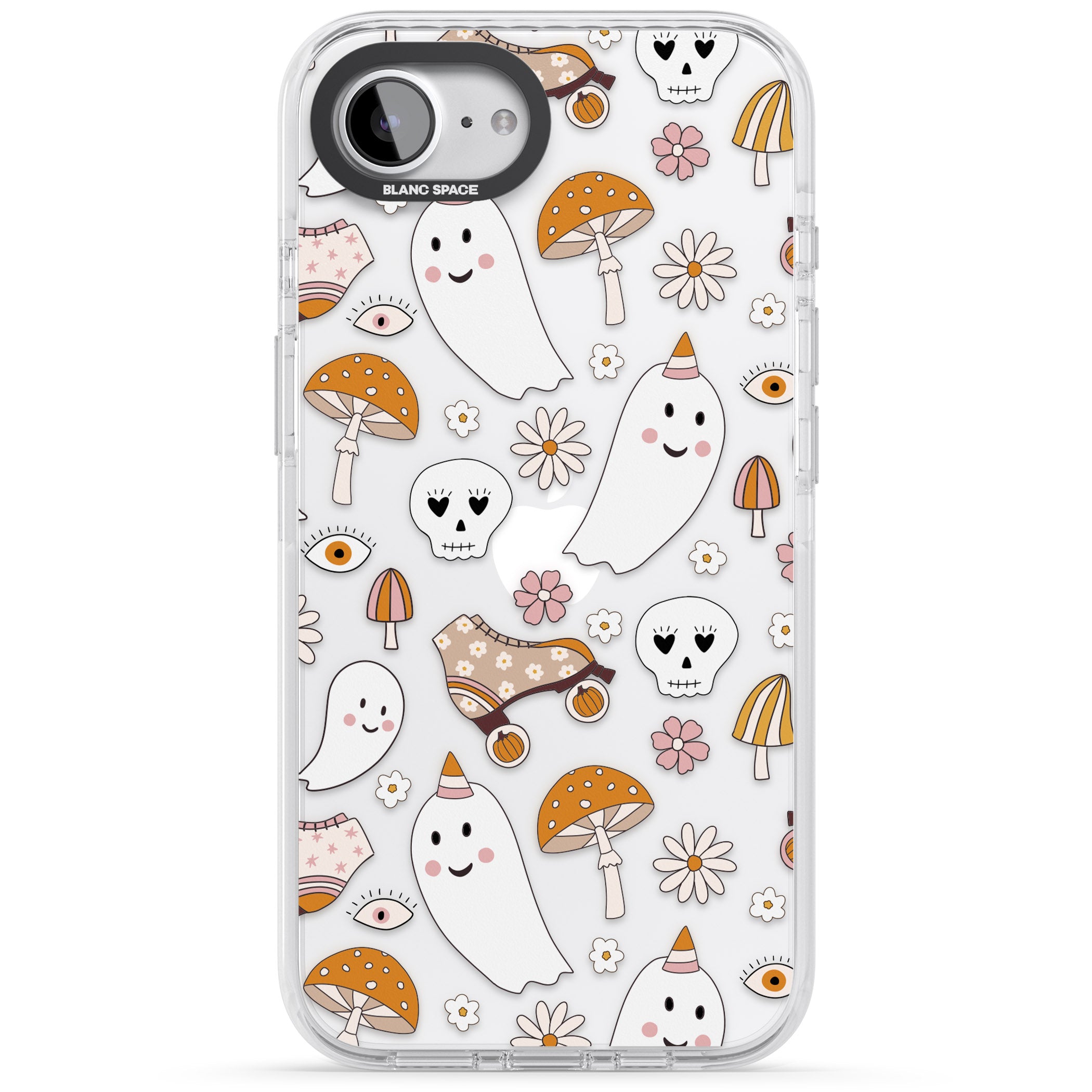 Cute Ghost And Skulls Pattern