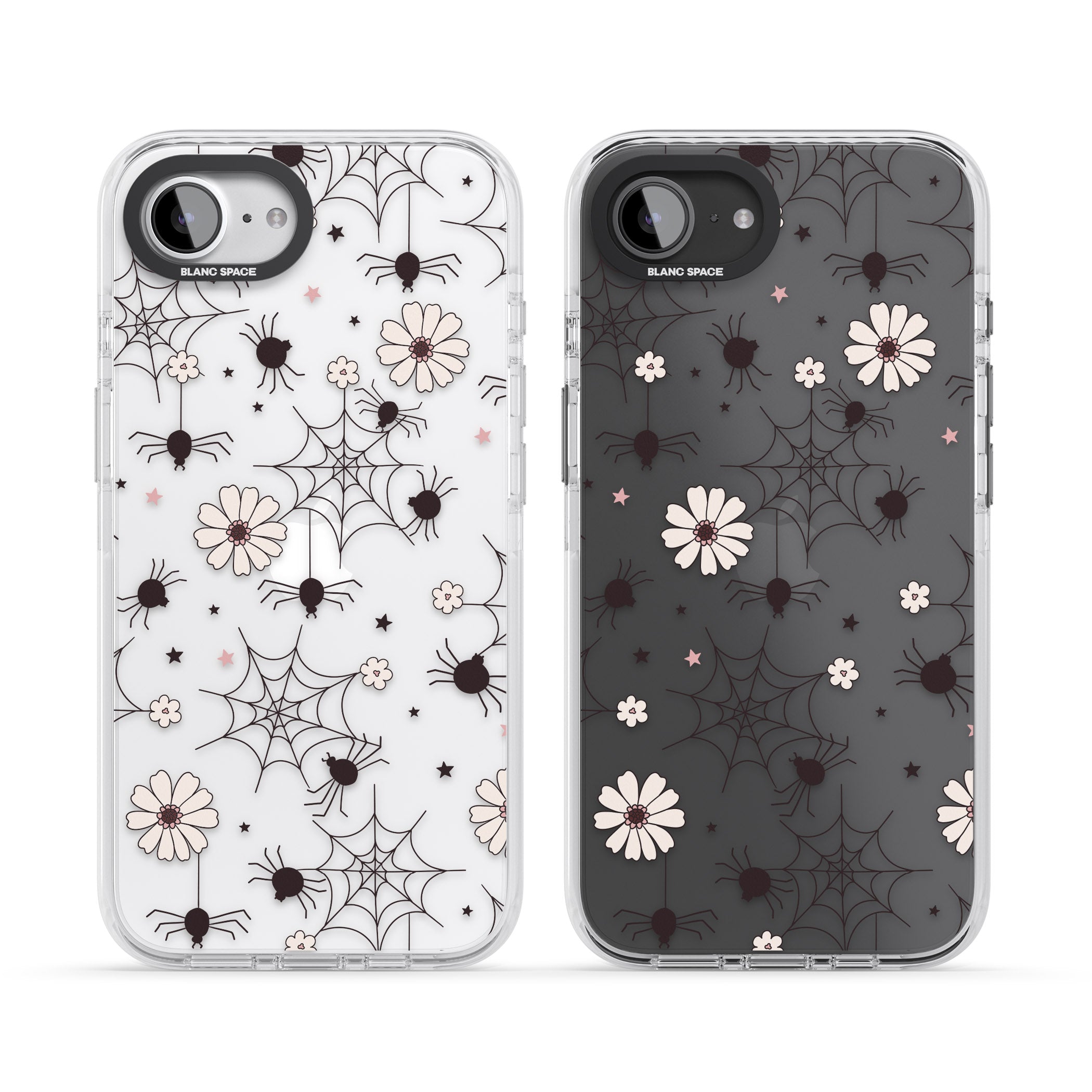 Spiders And Flowers Pattern