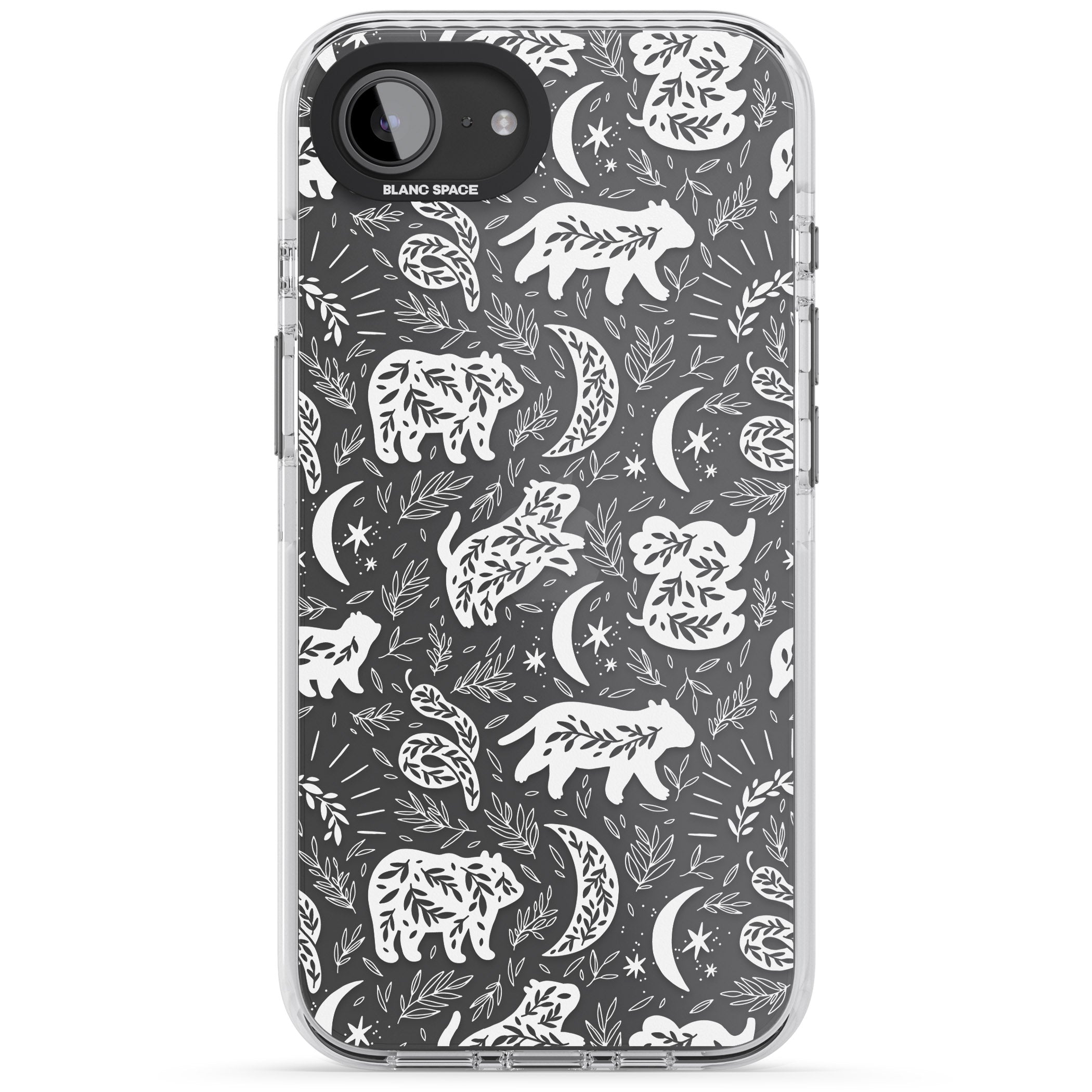 Forest Animal Silhouettes: White/Clear