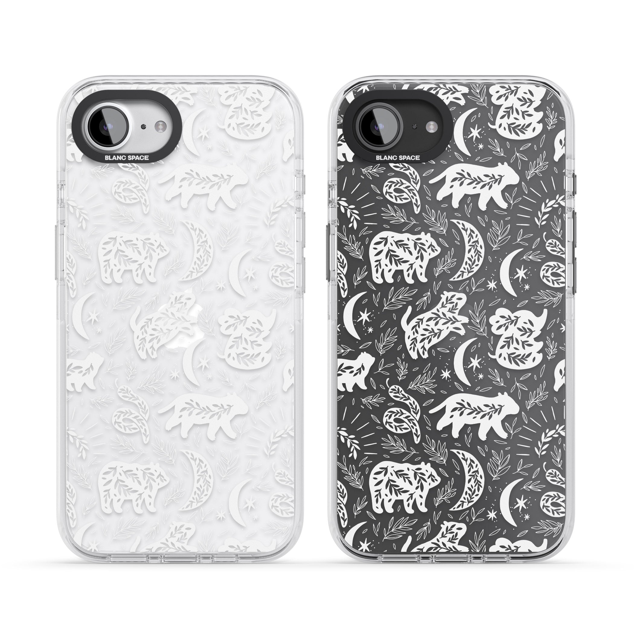 Forest Animal Silhouettes: White/Clear