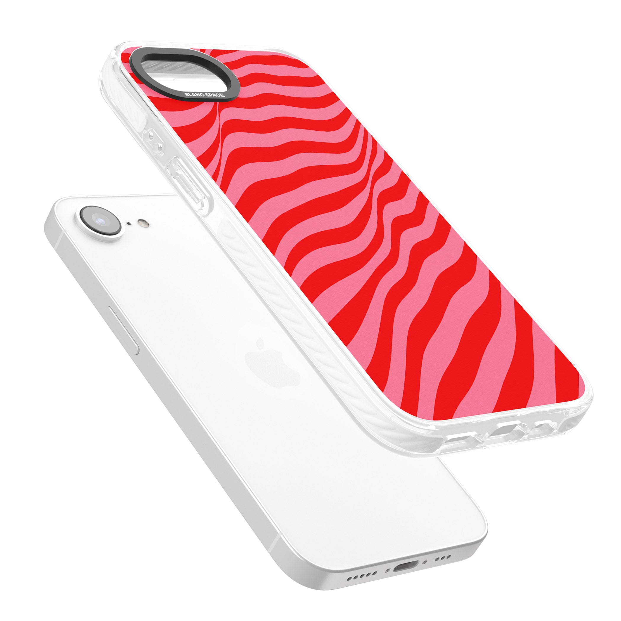 Pink & Red Distorted Line
