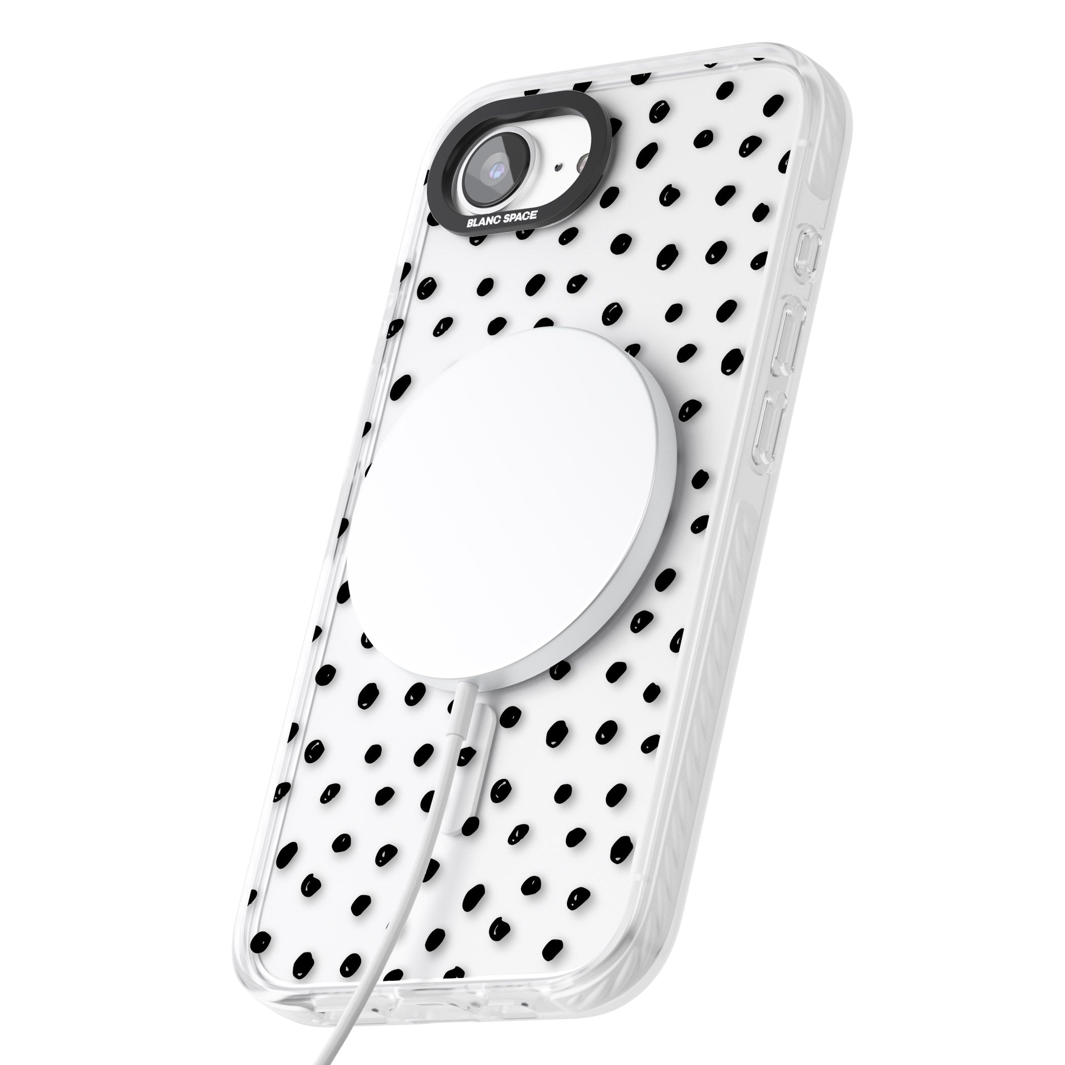 Messy Black Dot Pattern