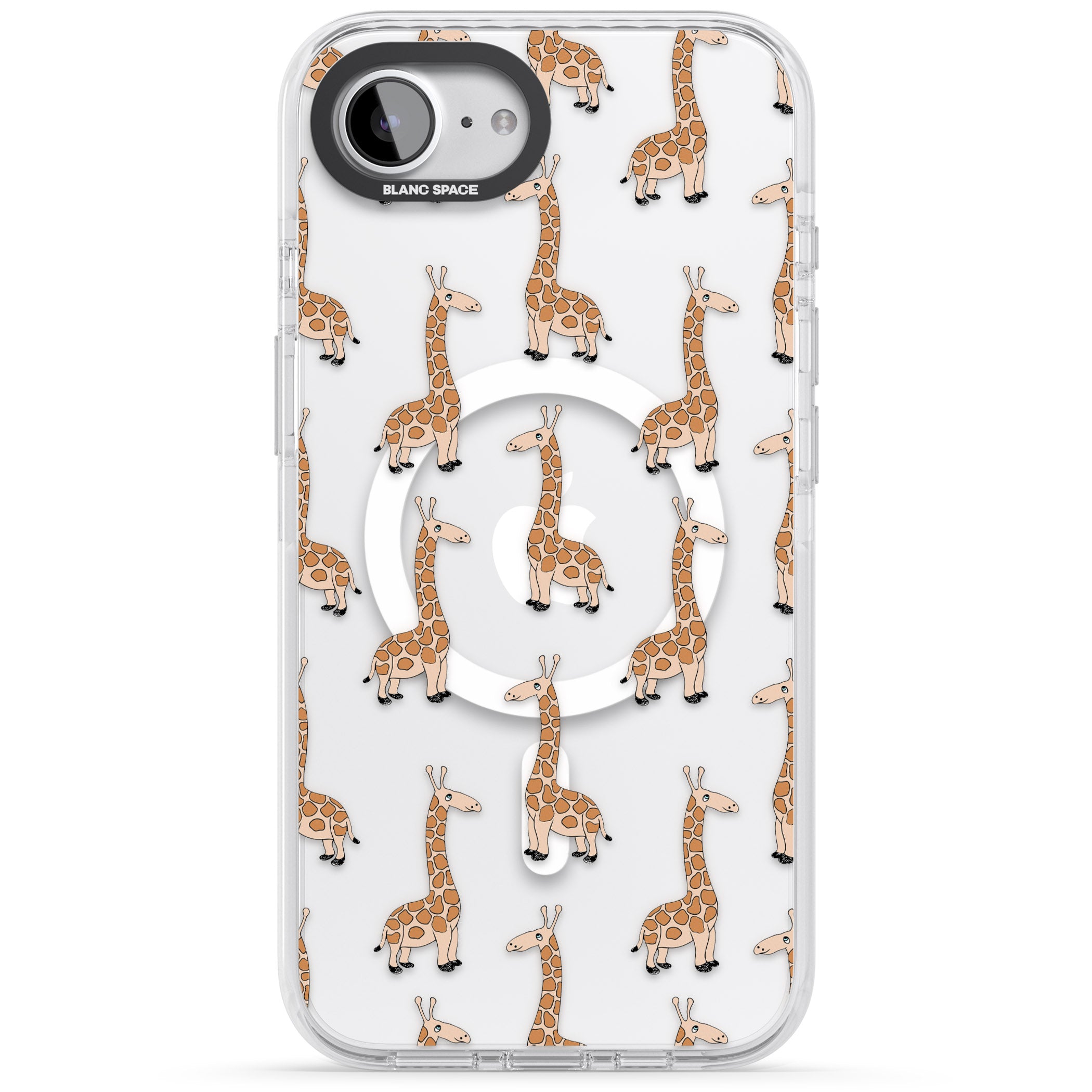 Cute Giraffe Pattern Clear