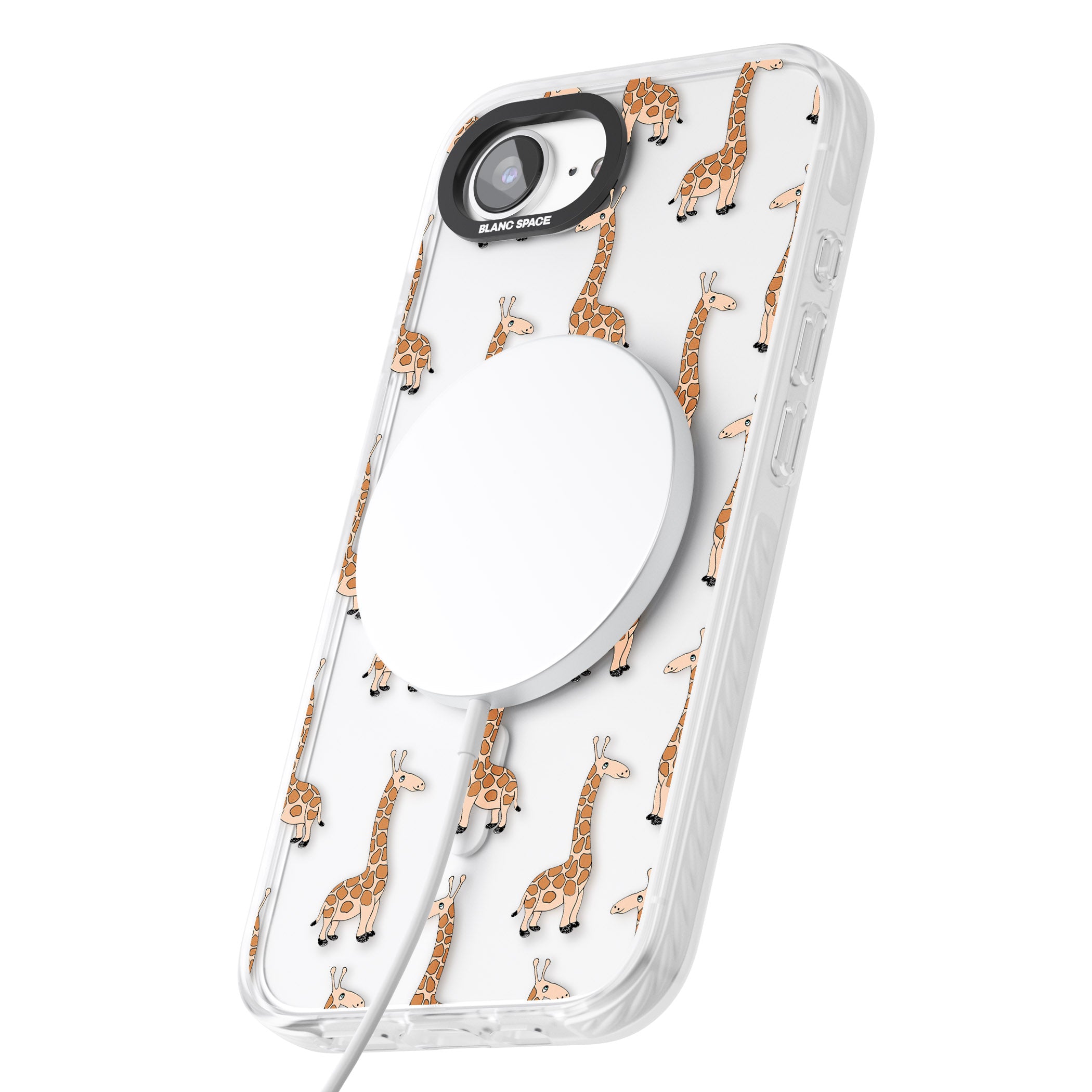 Cute Giraffe Pattern Clear