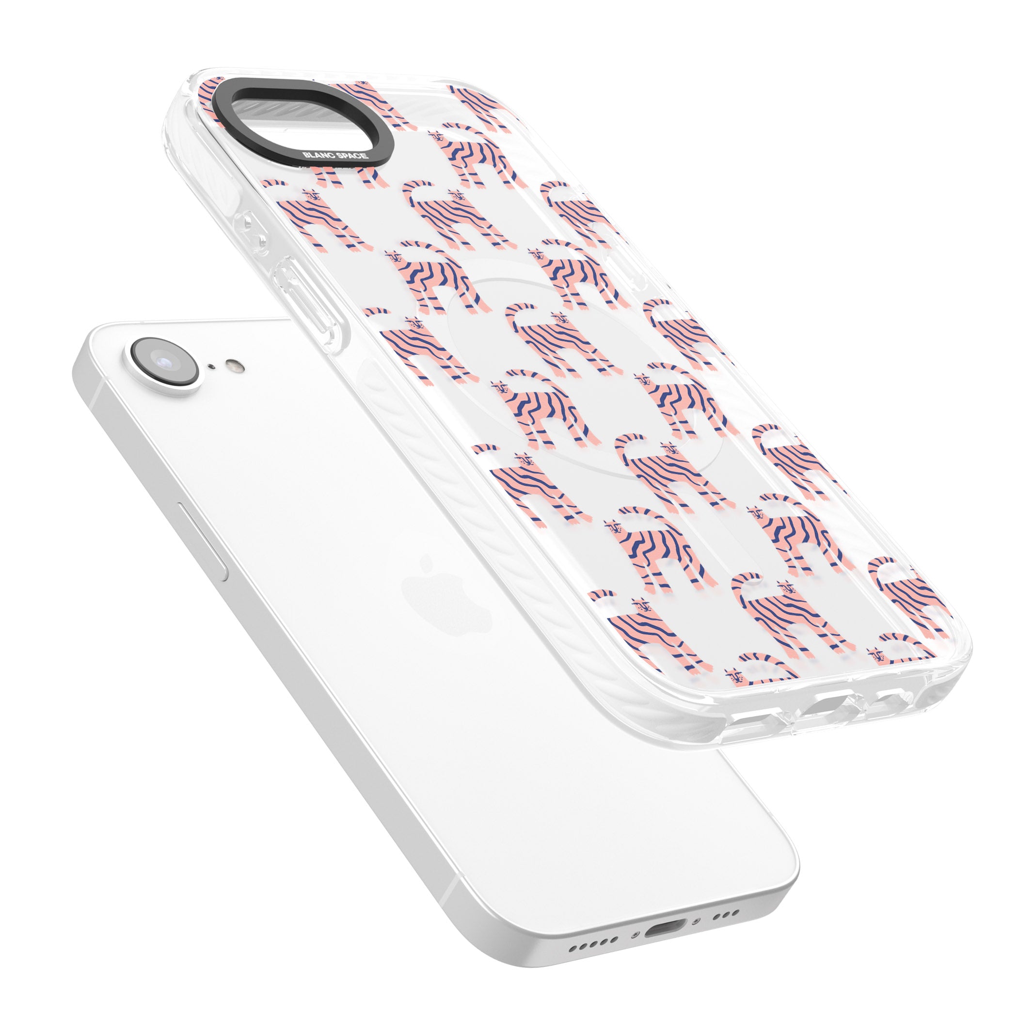 Pink And Blue Cat Pattern