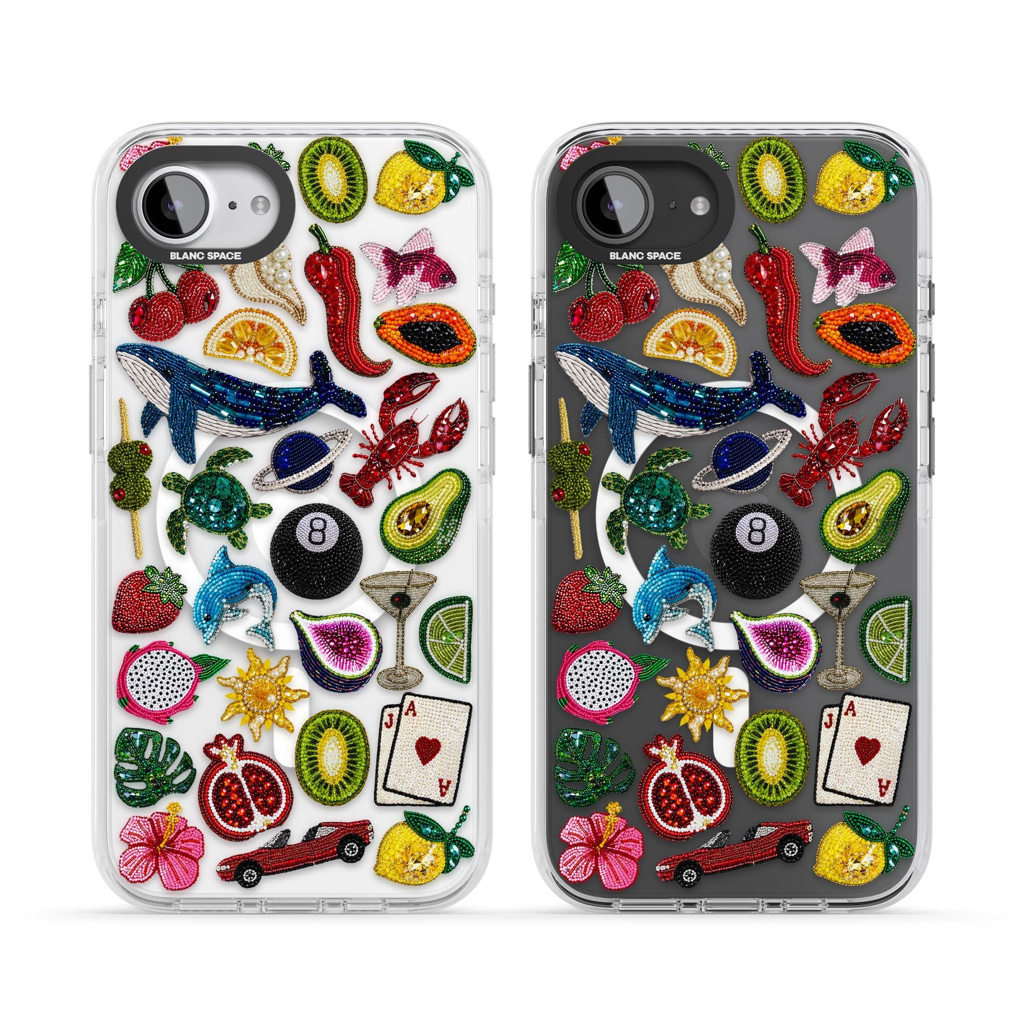 Beaded Mix cute iPhone case | Impact Magsafe case for iPhone 16e, iPhone 17e