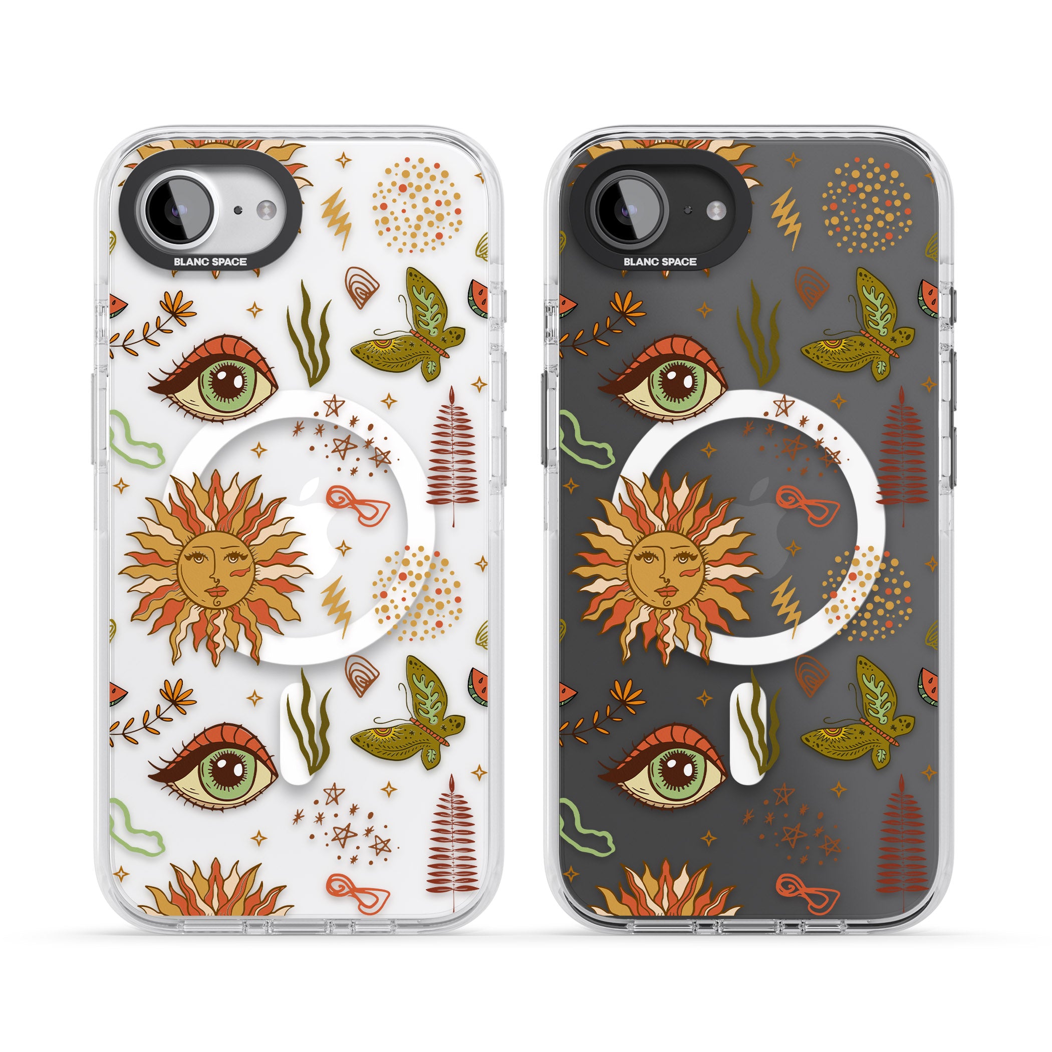 Boho Celestial Sun & Eye Pattern