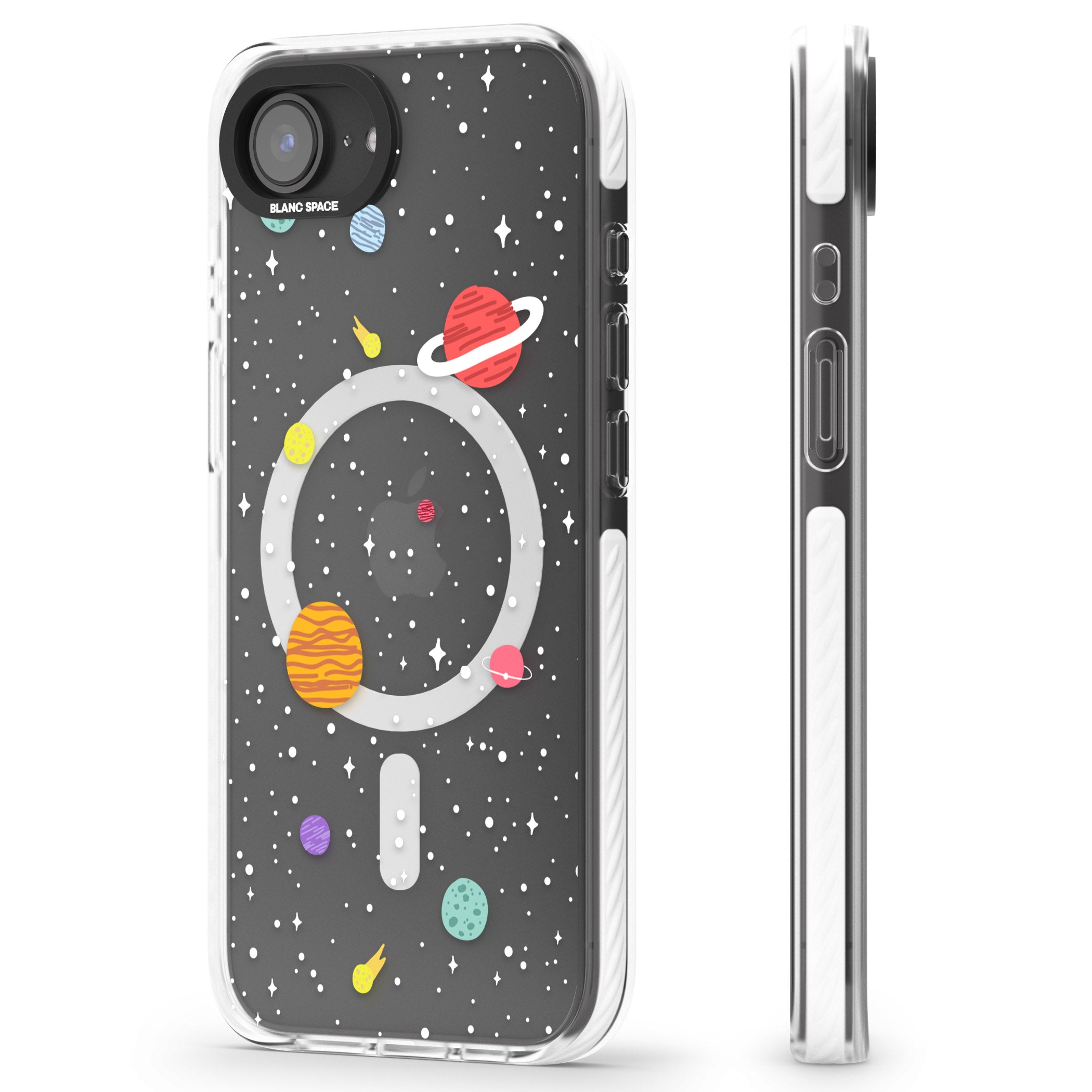 Cute Cartoon Planets (Clear)