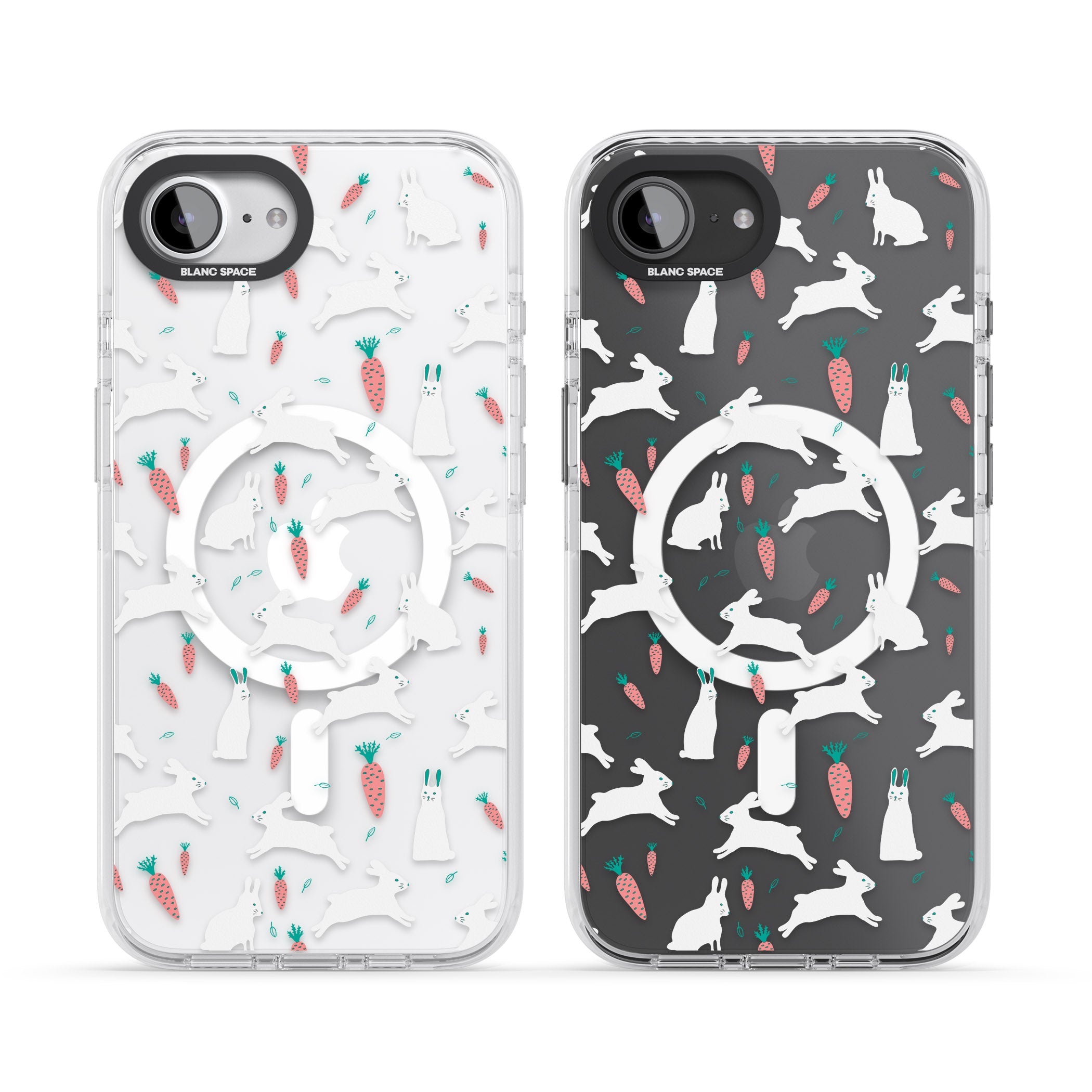 White Bunnies And Carrots