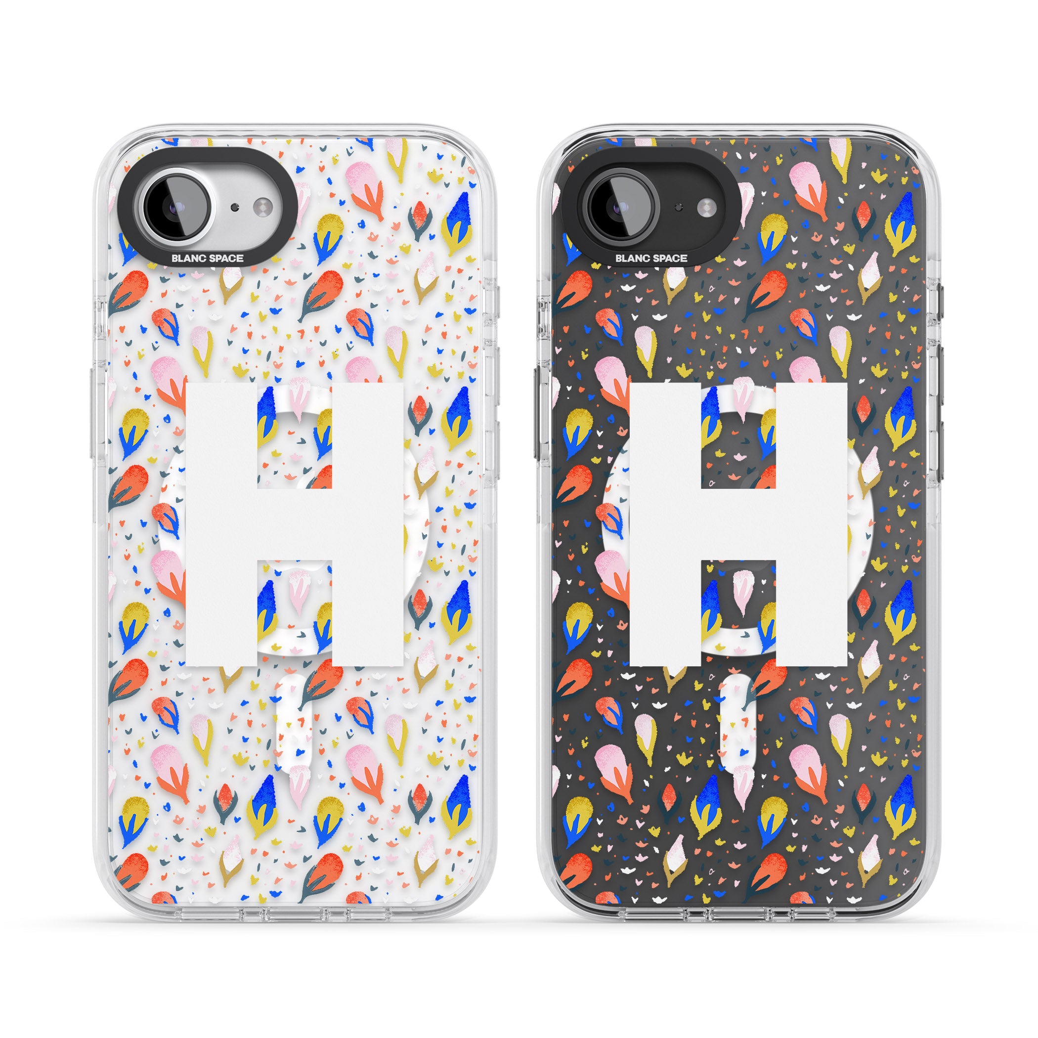 Personalised Abstract Floral Initial