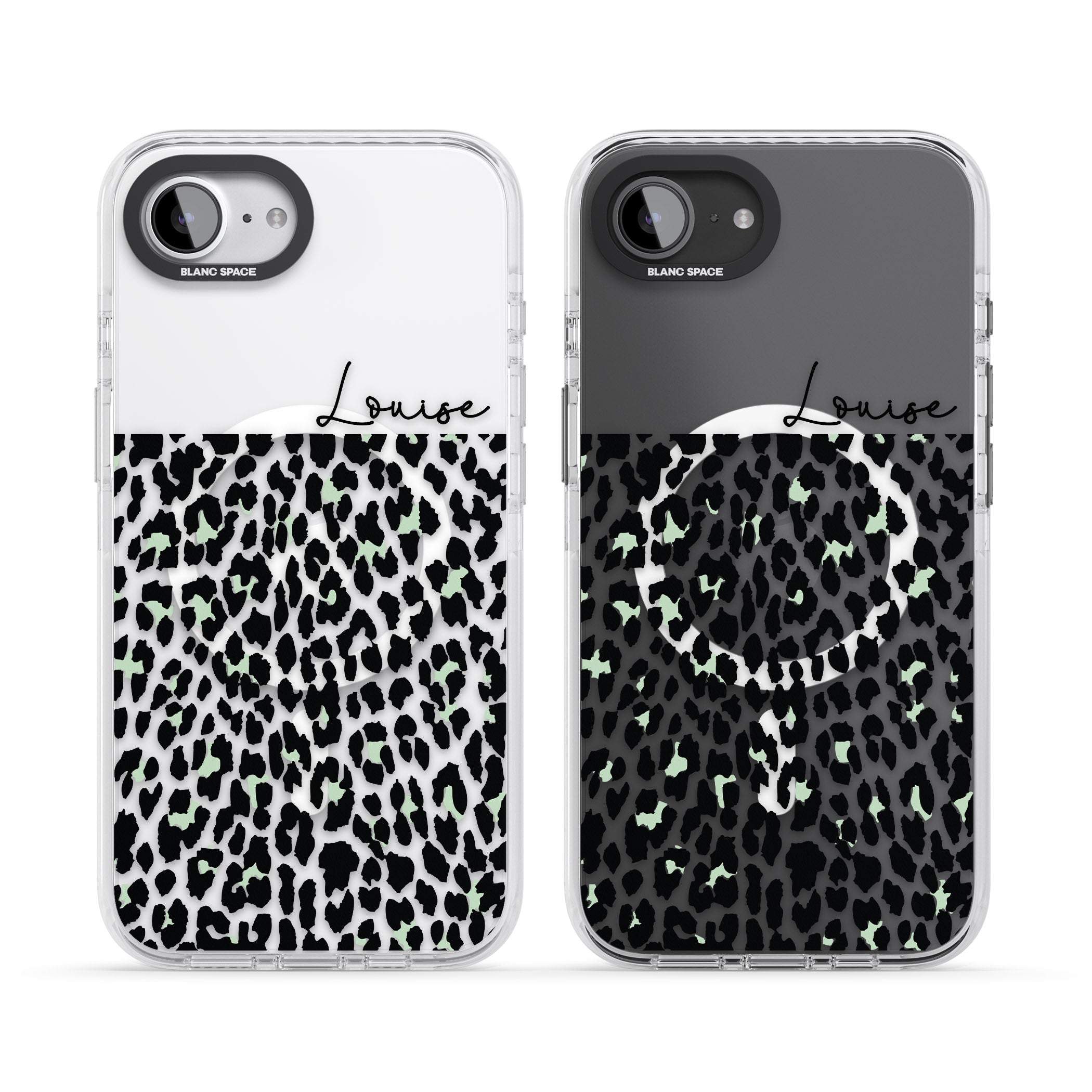 Personalised Seafoam Leopard
