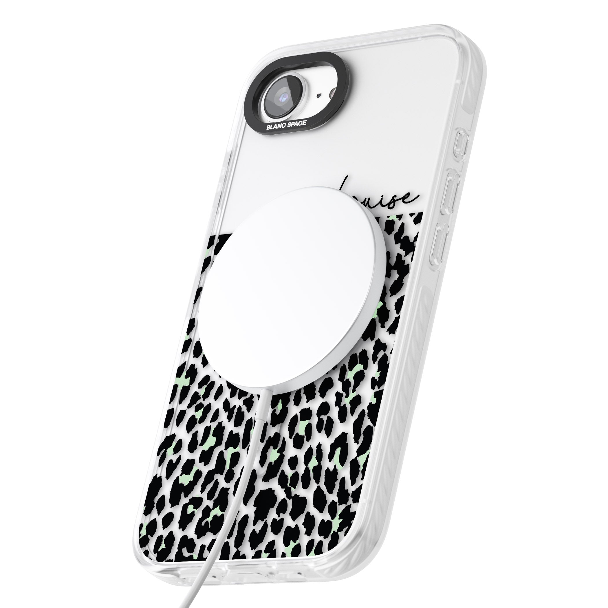 Personalised Seafoam Leopard