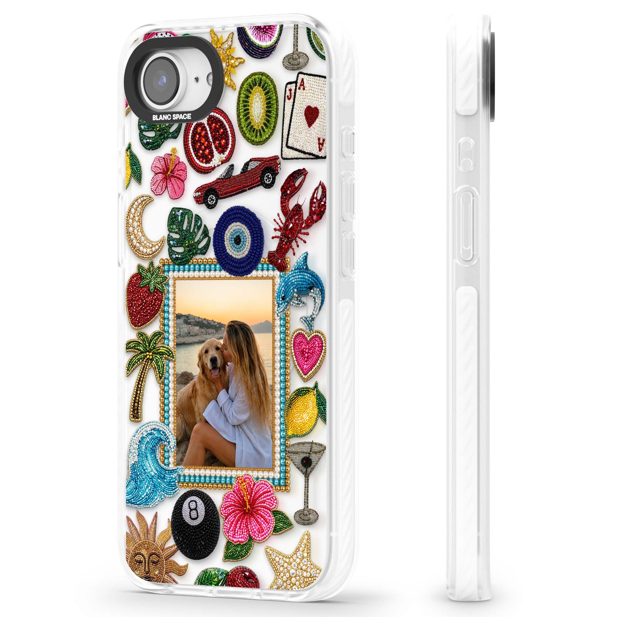 Beaded Photo coastal iPhone case | Impact Magsafe case for iPhone 16e, iPhone 17e