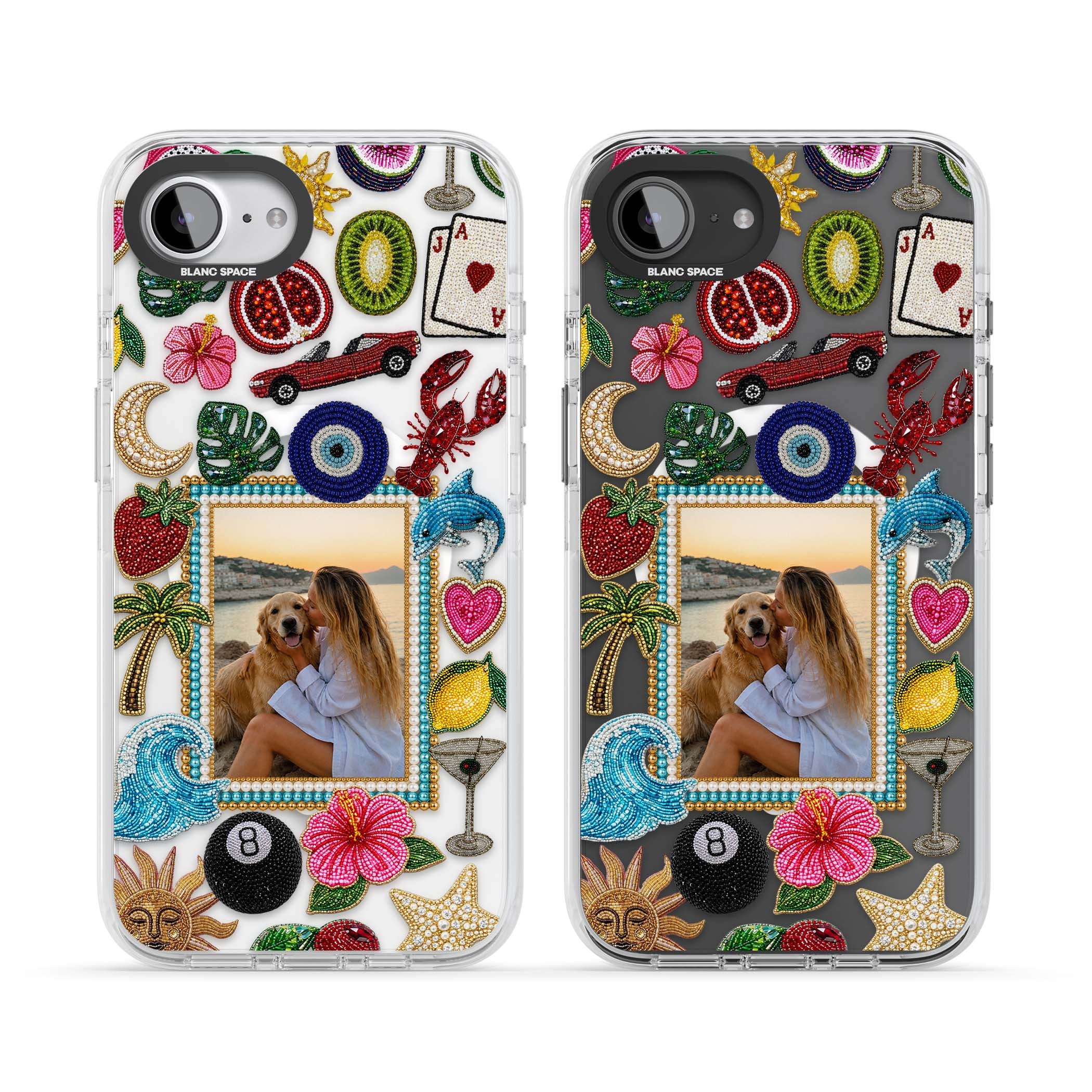 Beaded Photo coastal iPhone case | Impact Magsafe case for iPhone 16e, iPhone 17e