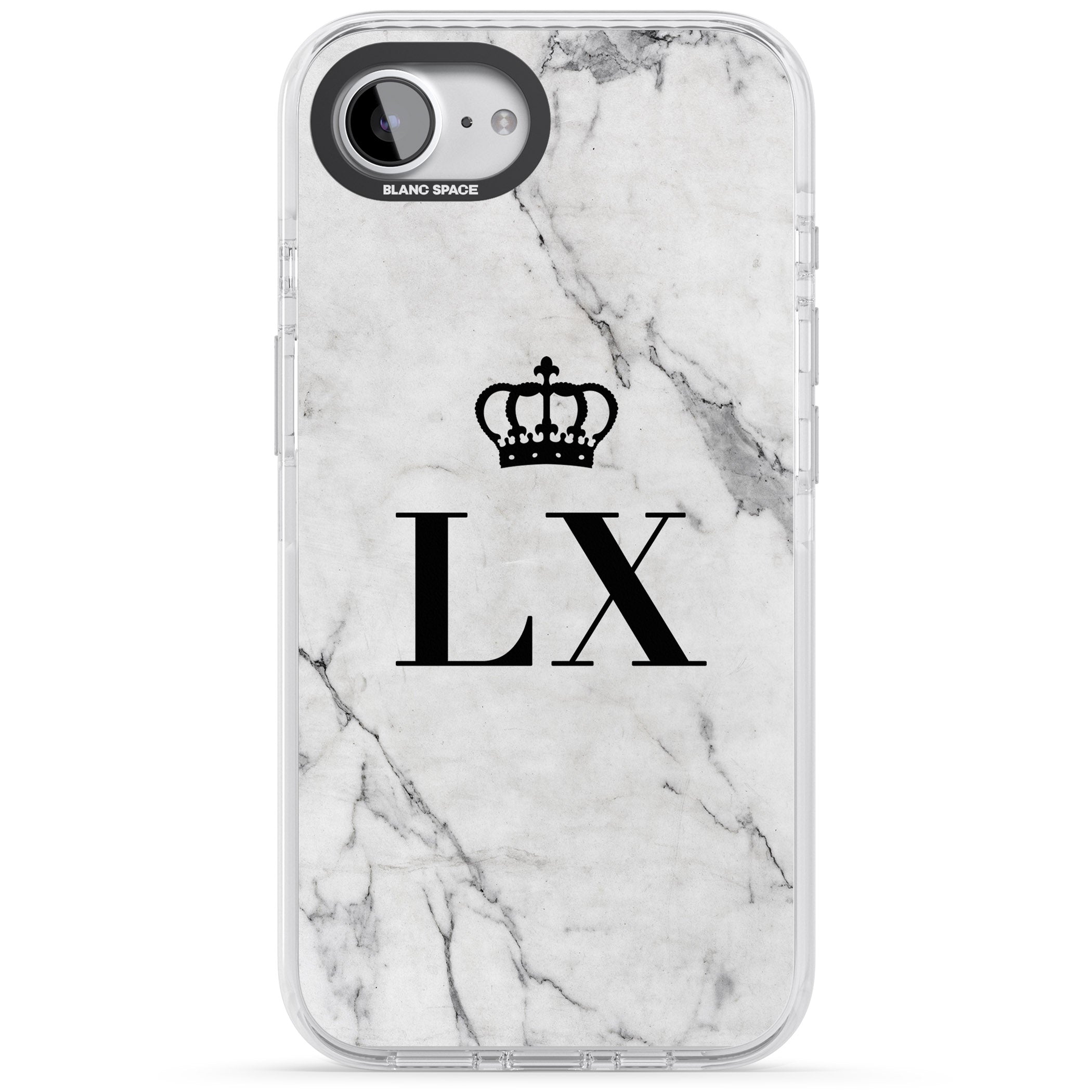 Personalised Initial Crown Marble