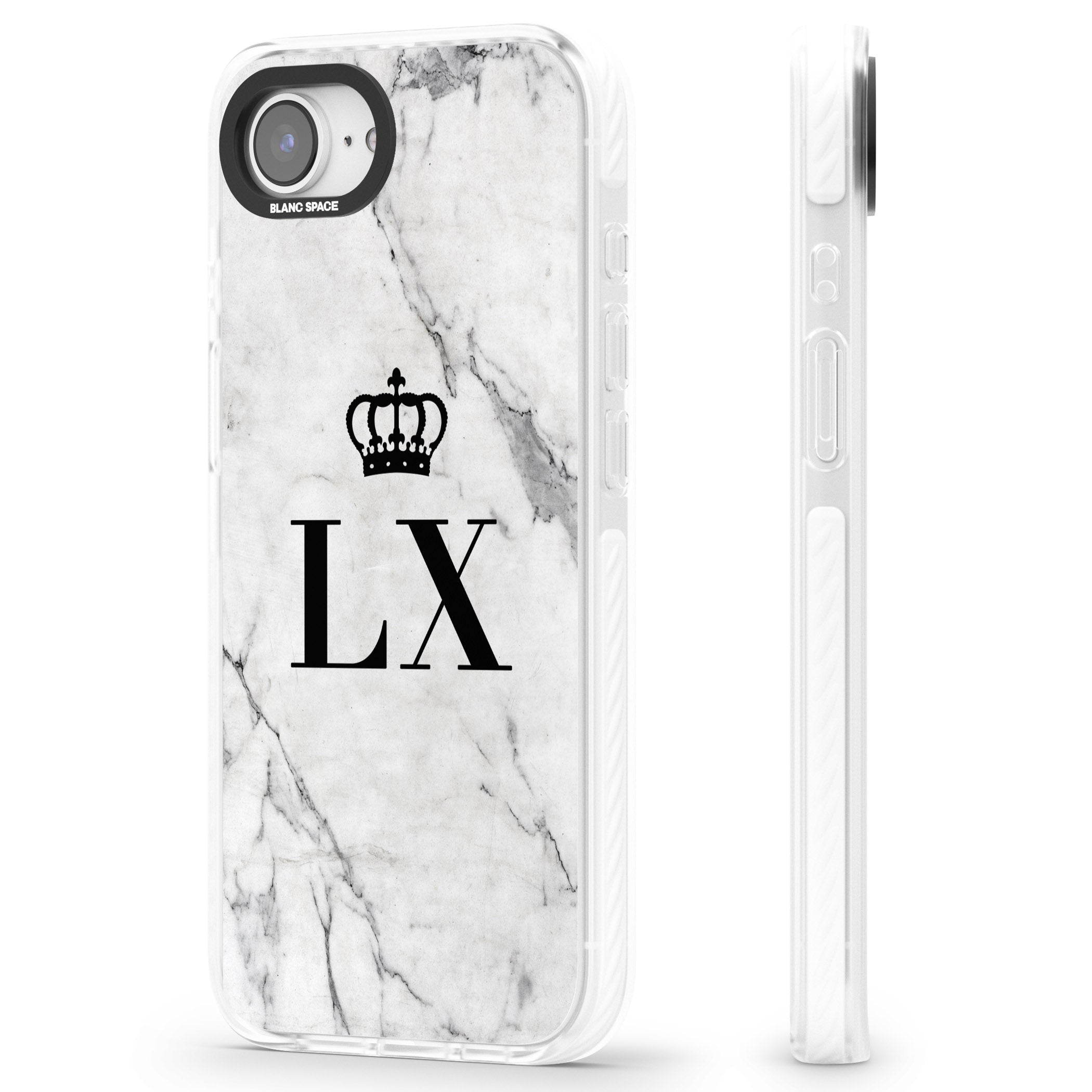 Personalised Initial Crown Marble