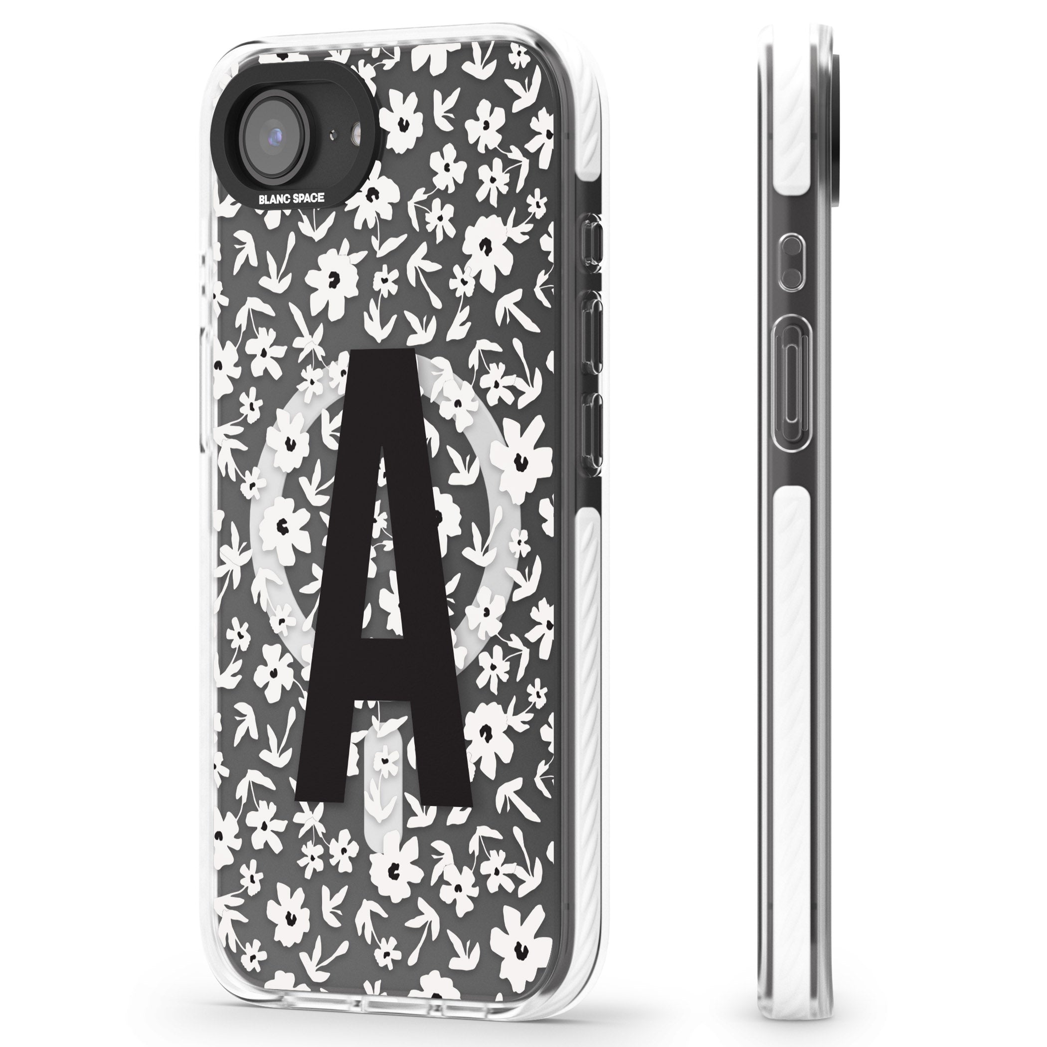 Personalised Bold Initial Floral