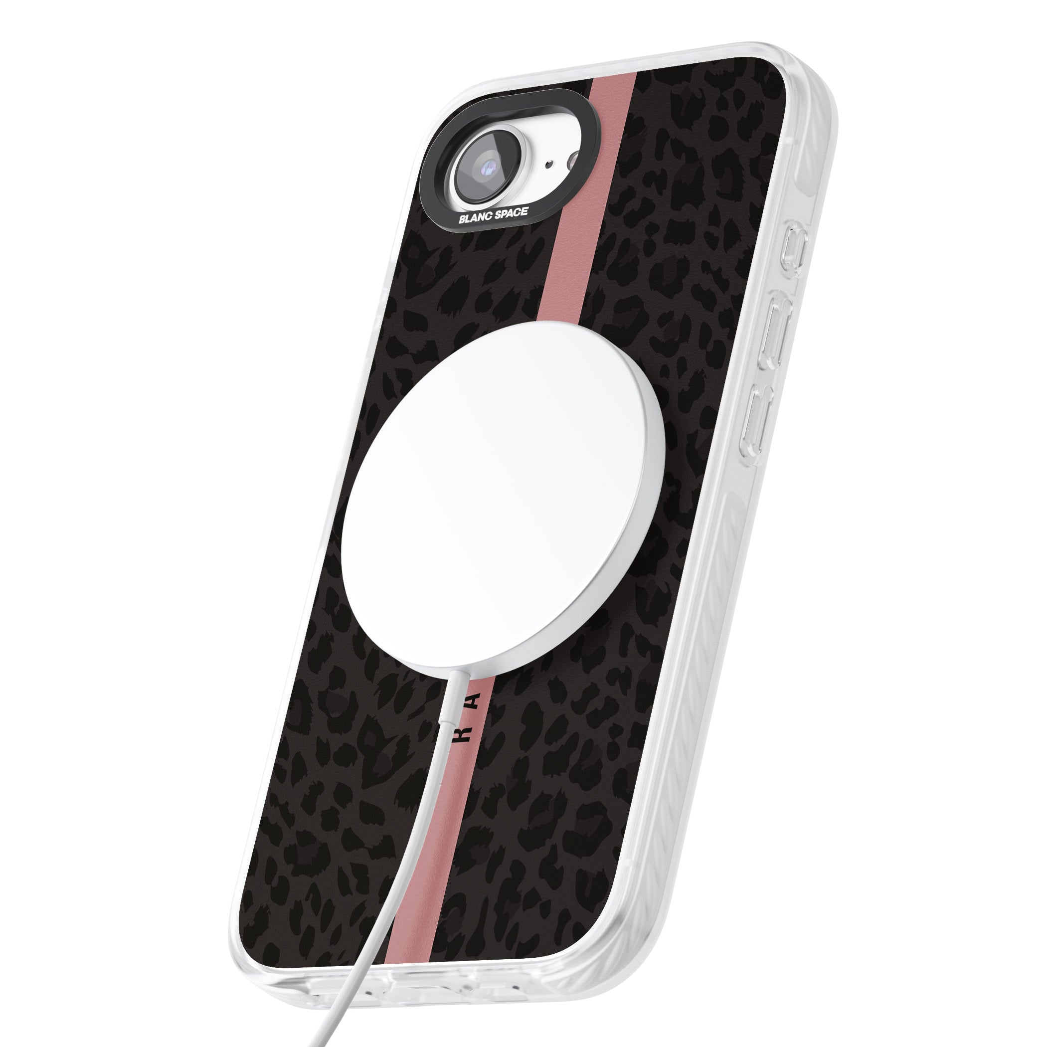 Personalised Pink Stripe Leopard