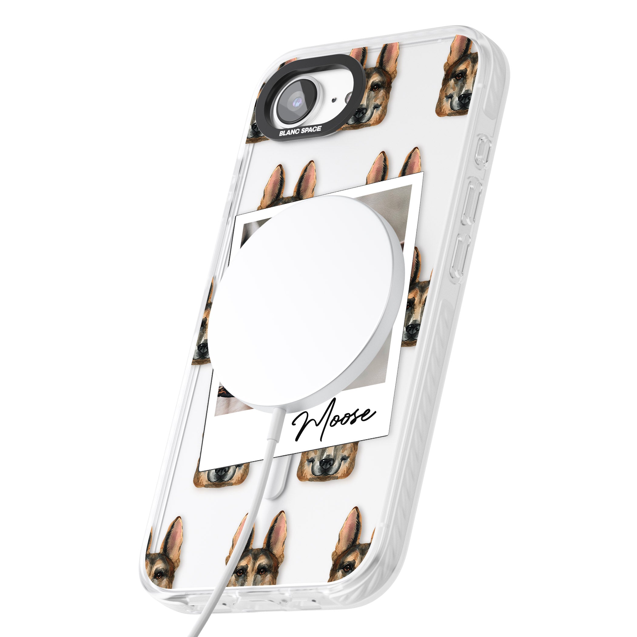 Personalised German Shepherd Instant Camera Photo