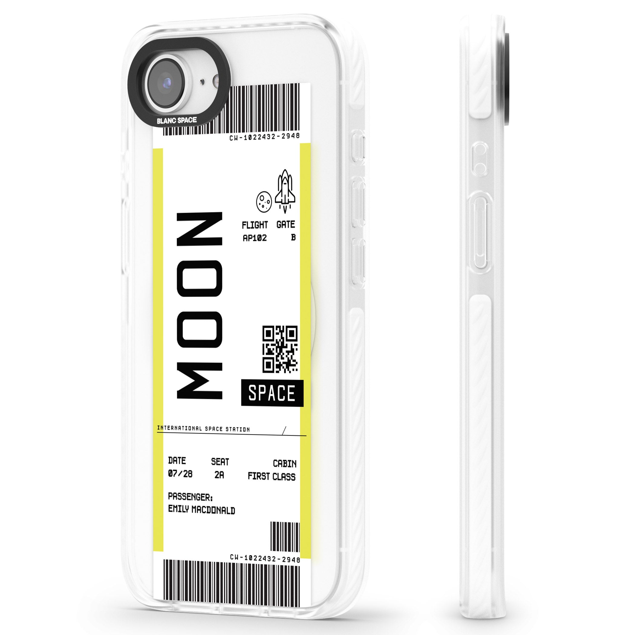 Personalised Moon Travel Ticket