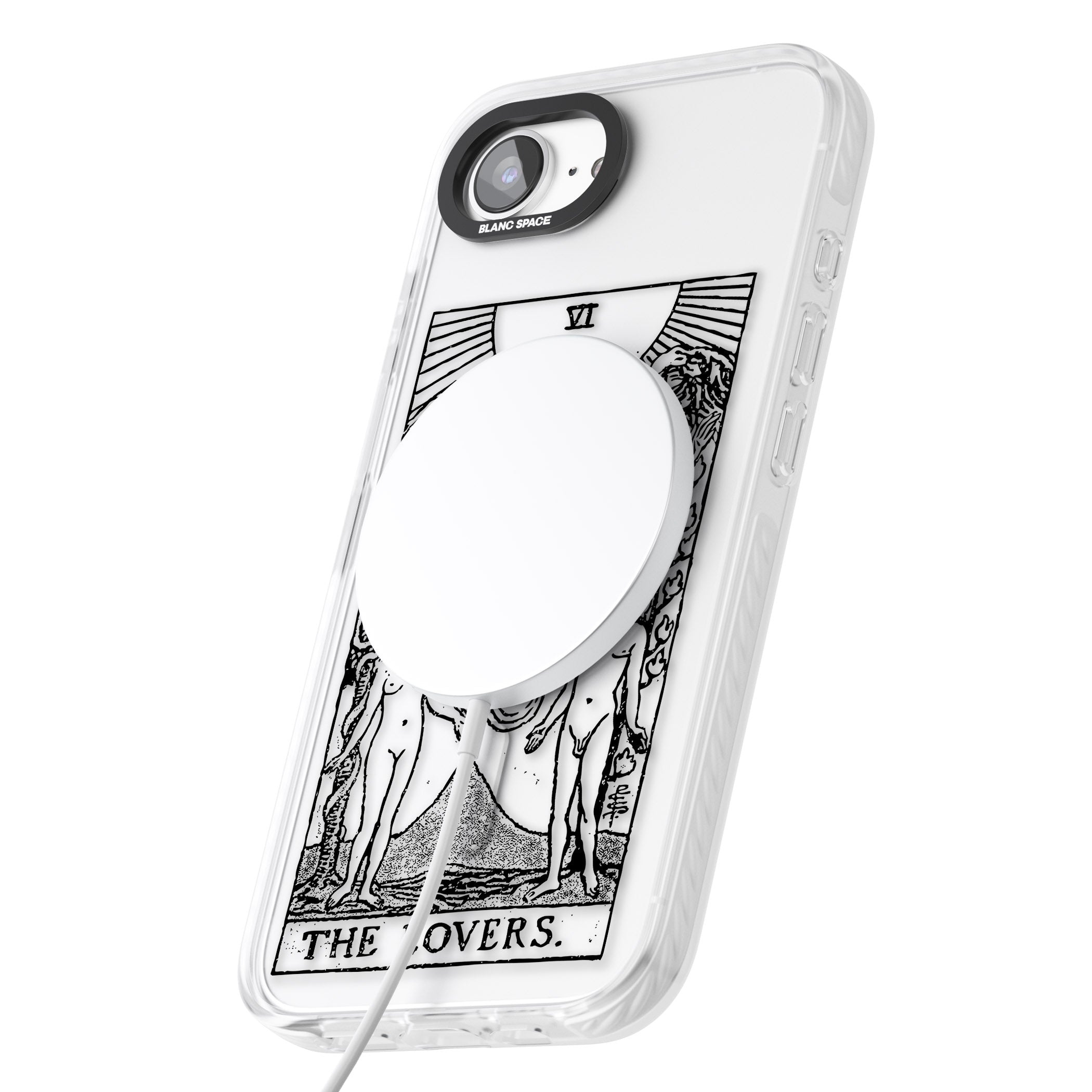 Personalised The Lovers Tarot Card (Clear)