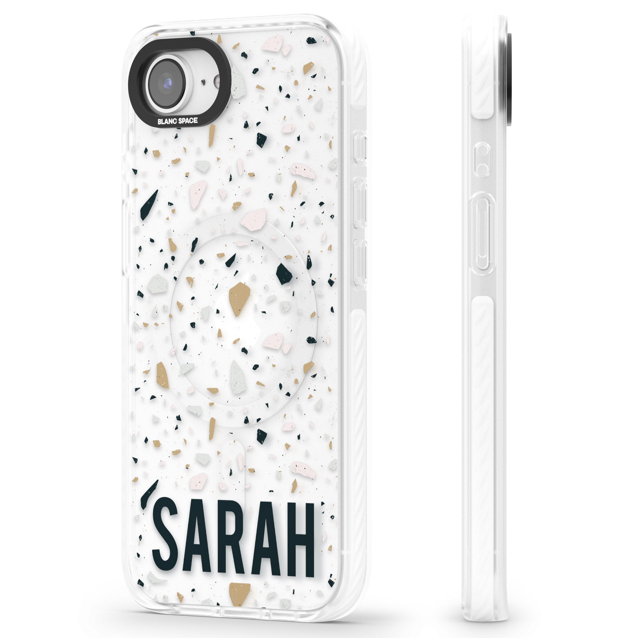 Personalised Terrazzo Blue, Pink, Brown