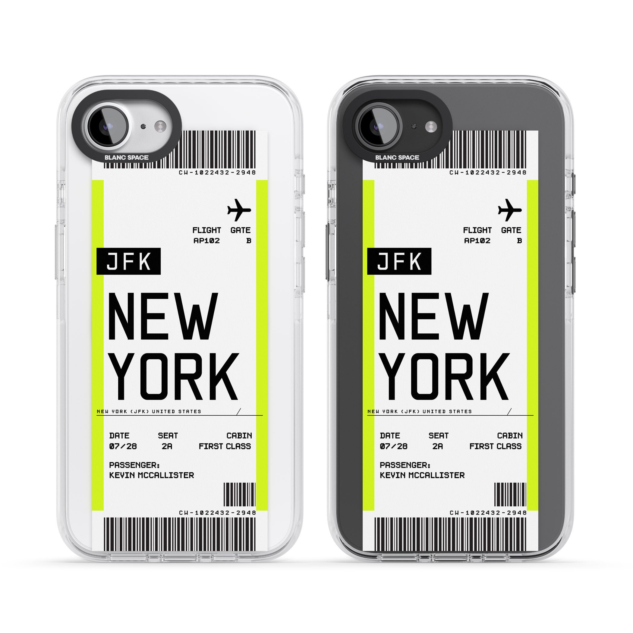 Personalised New York Boarding Pass