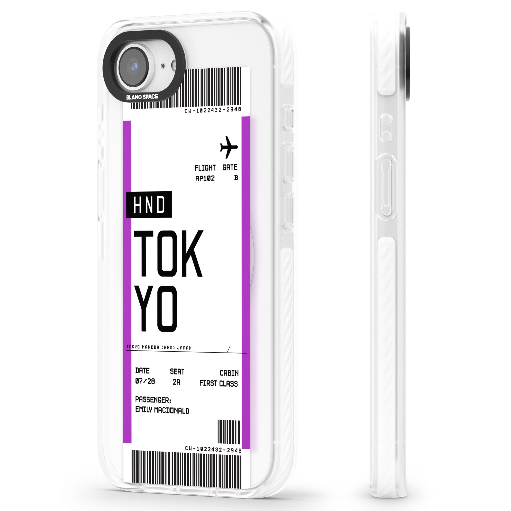 Personalised Tokyo Boarding Pass