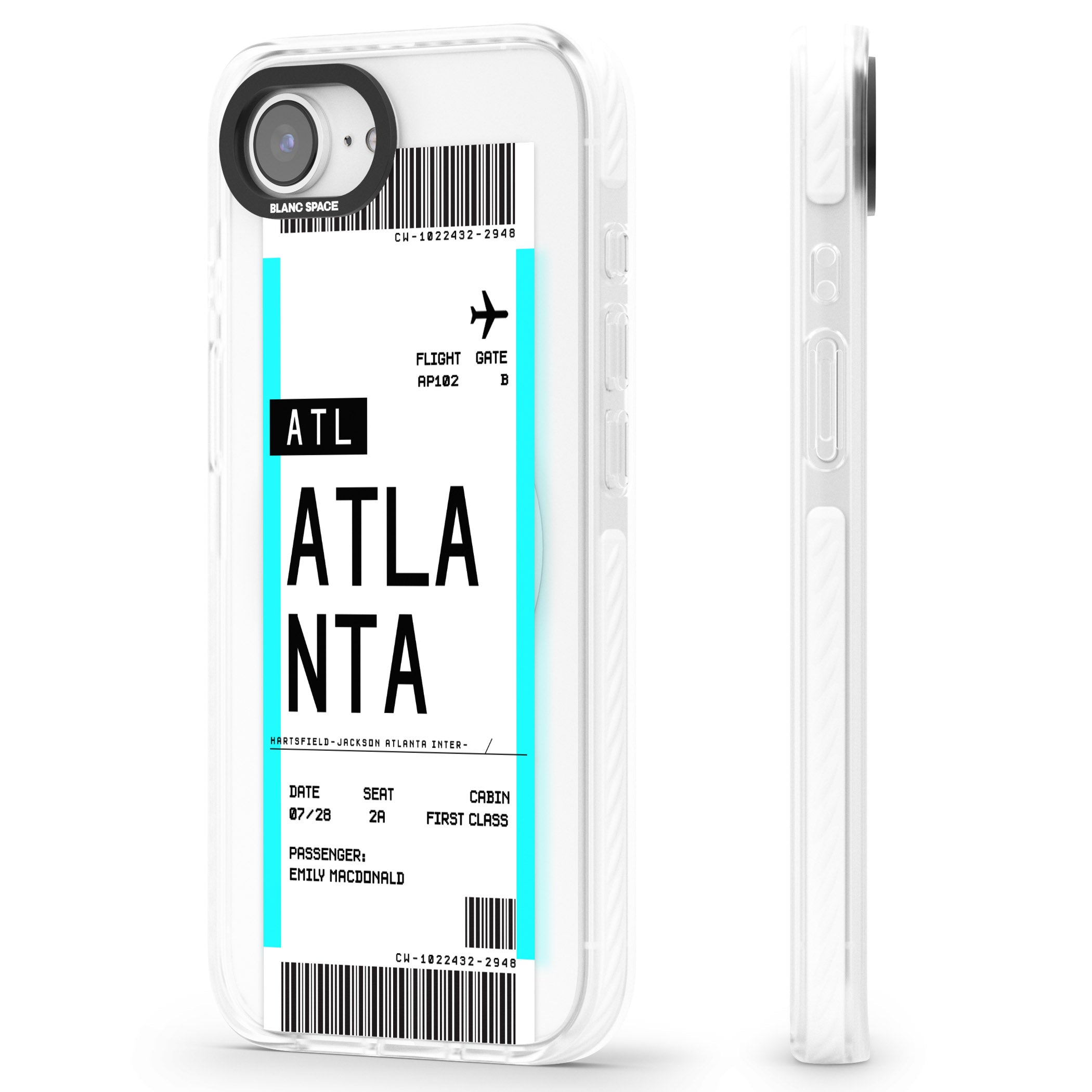 Personalised Atlanta Boarding Pass