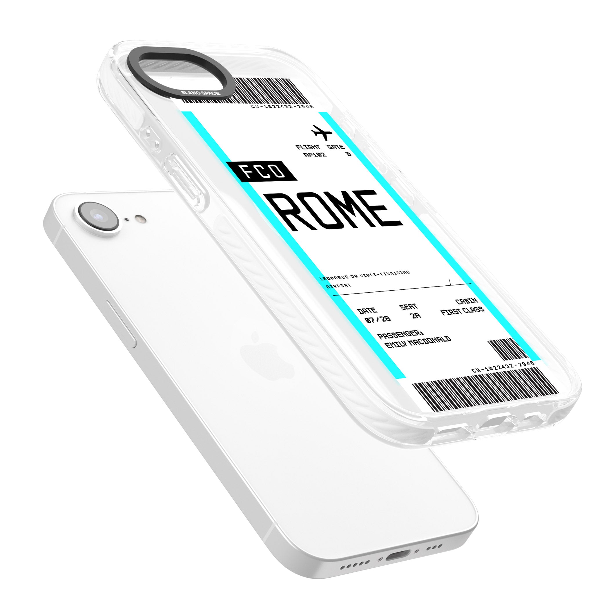 Personalised Rome Boarding Pass