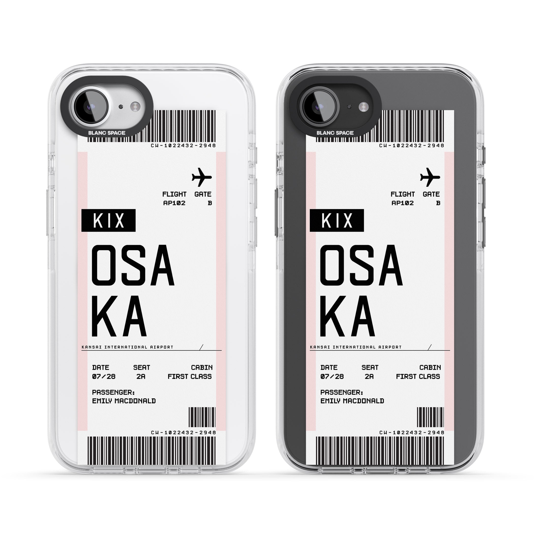 Personalised Osaka Boarding Pass
