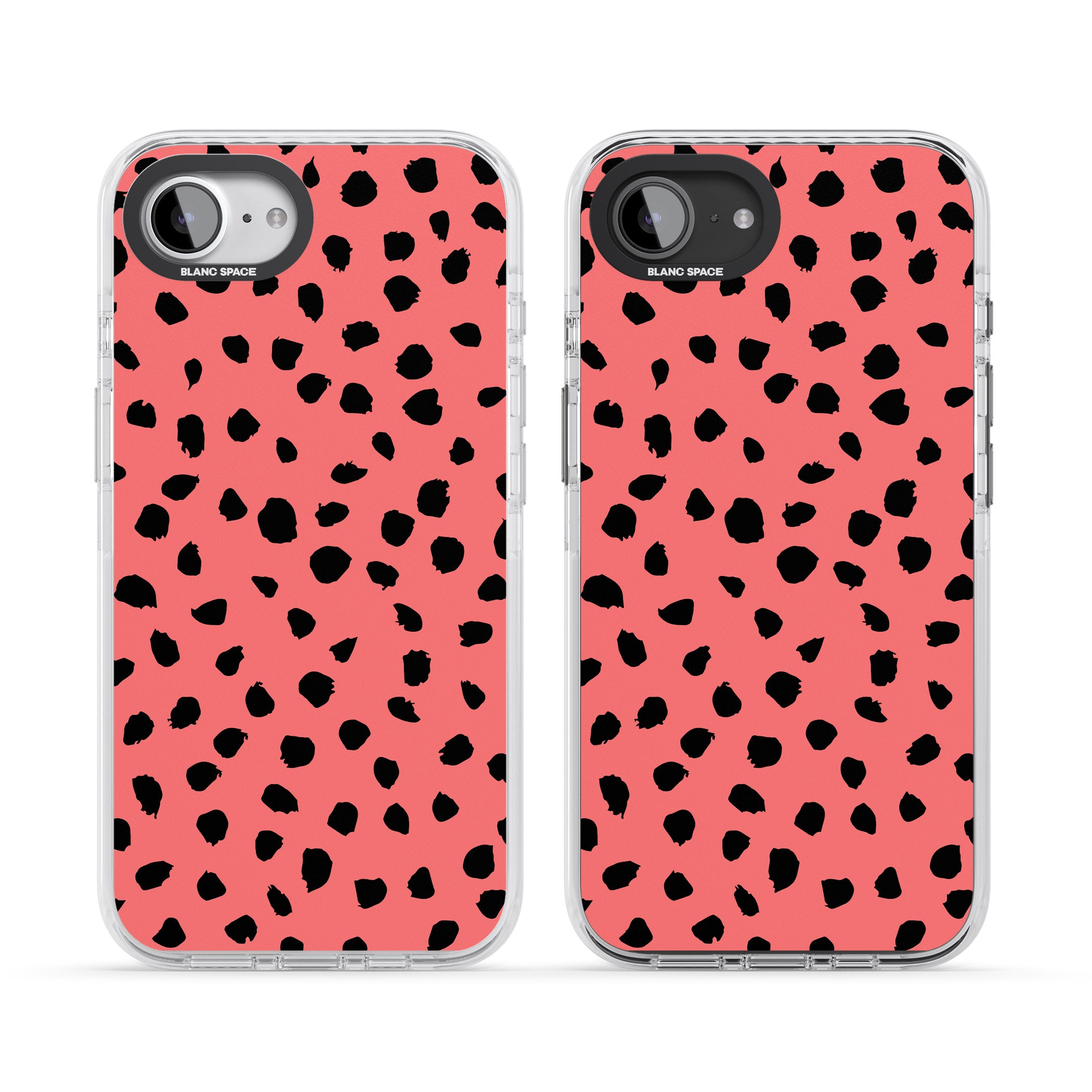 Black Dalmatian Spots On Coral