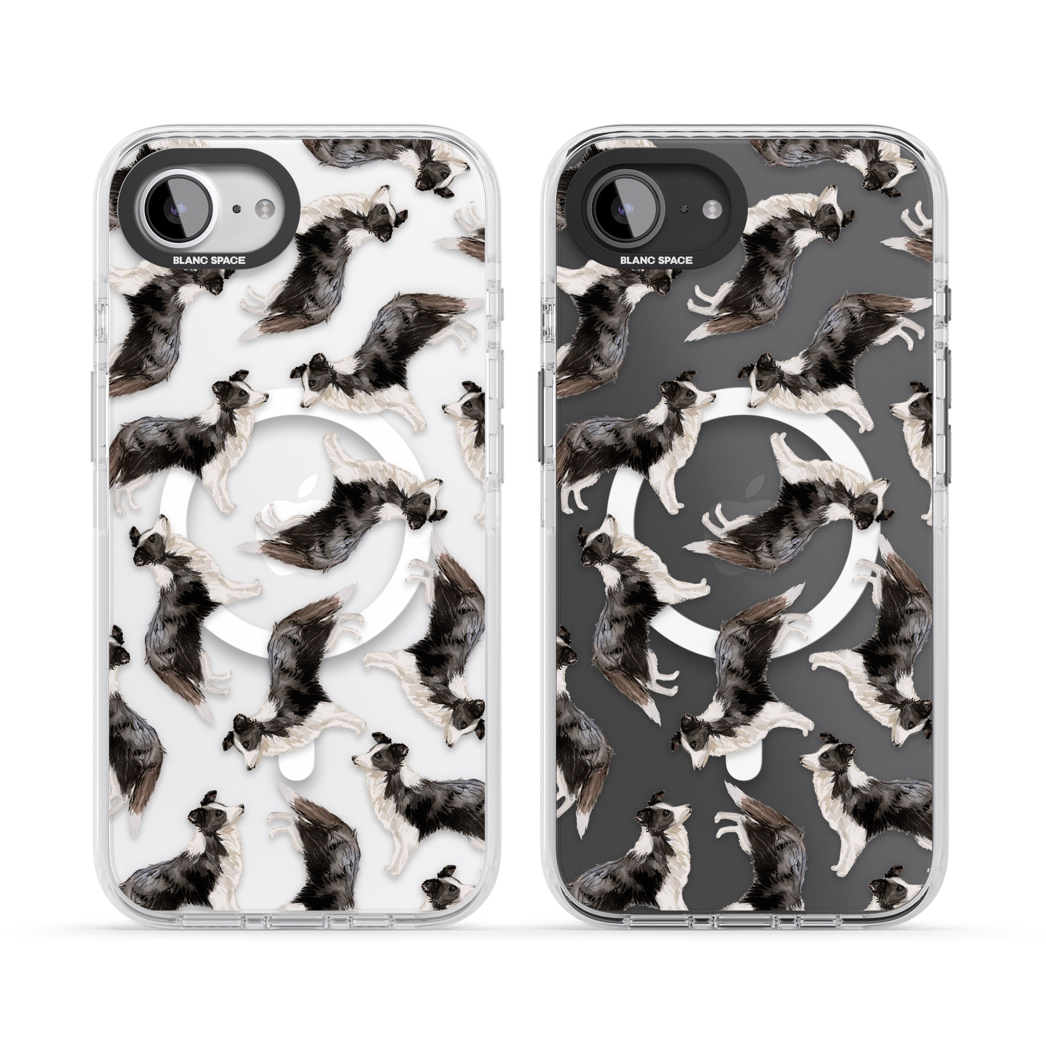 Border Collie Pattern Watercolour