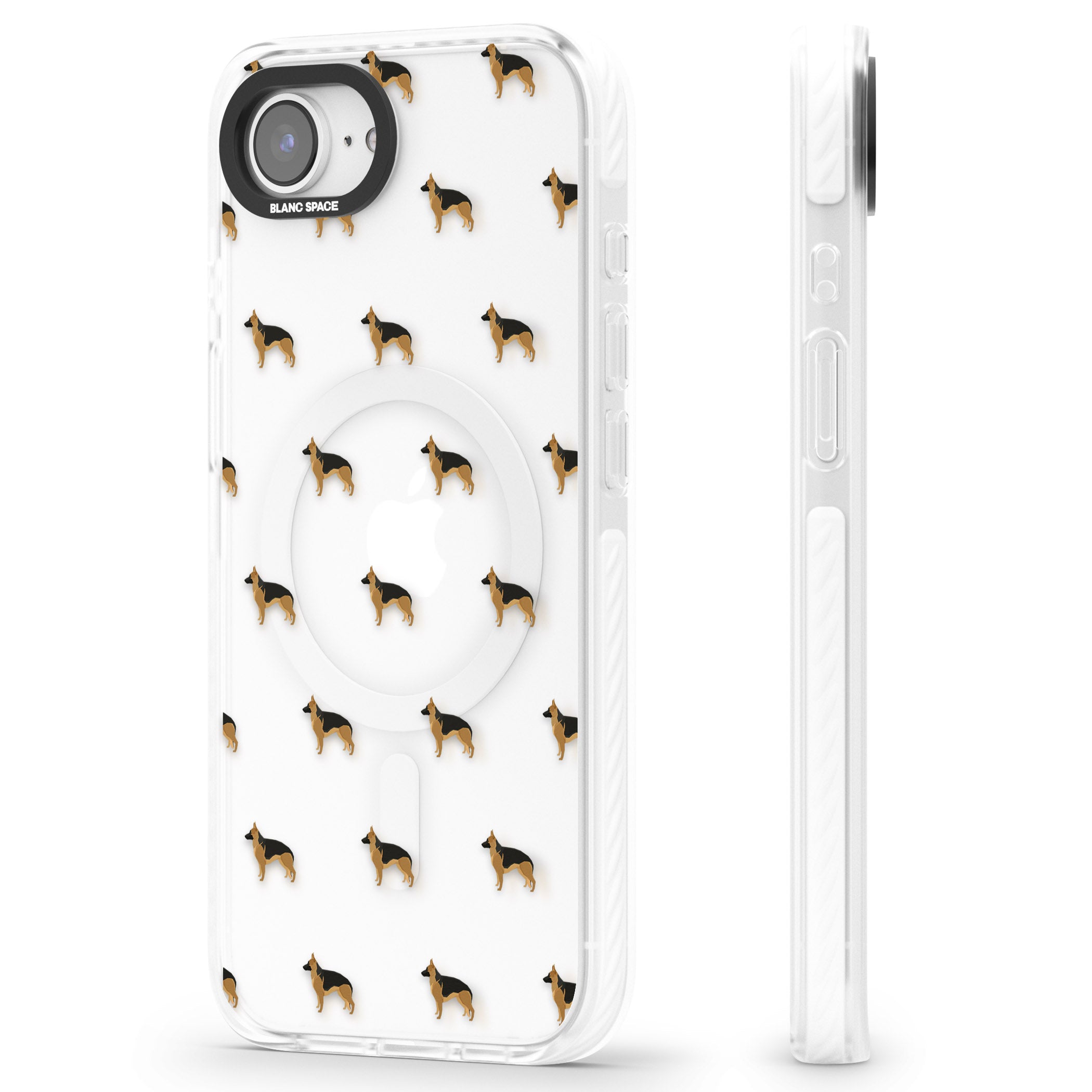 German Shepherd Pattern Clear