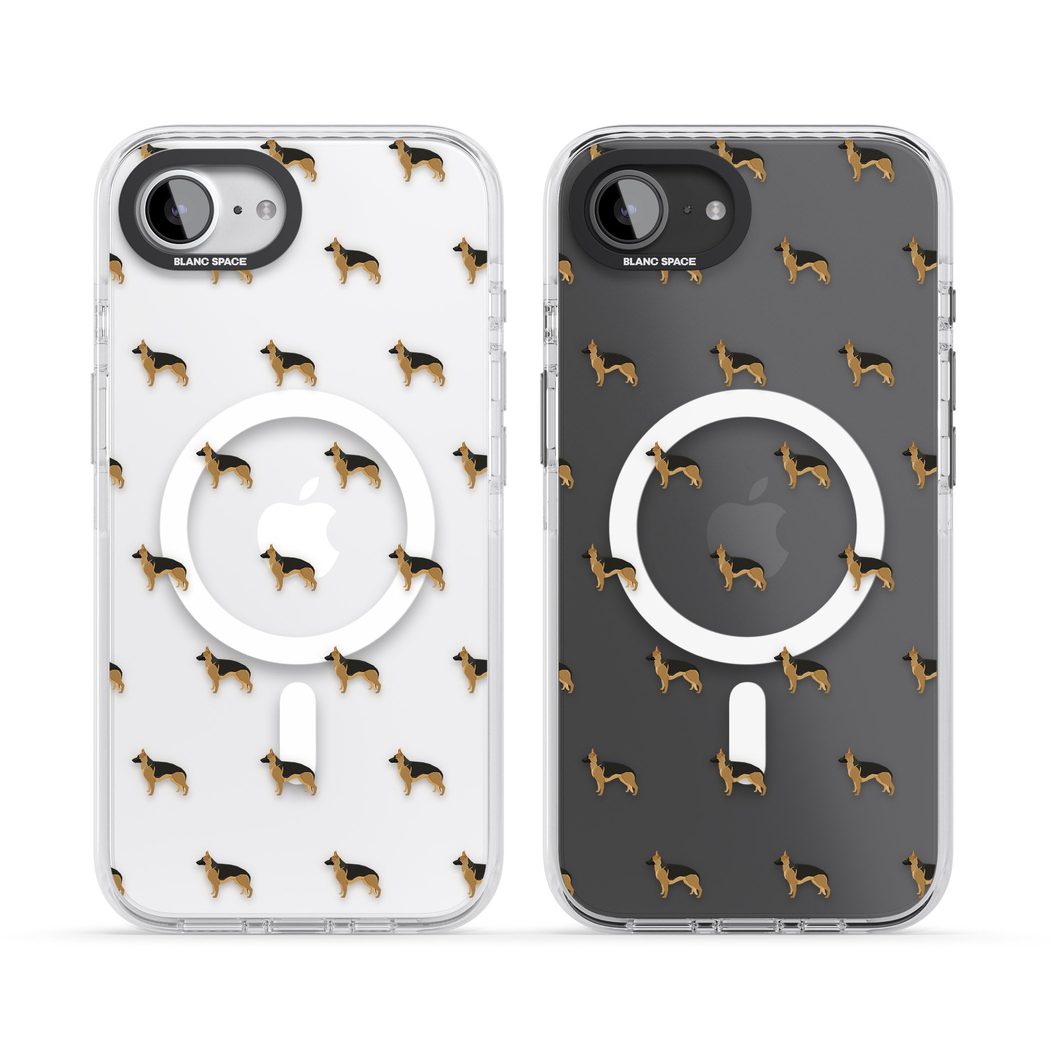 German Shepherd Pattern Clear