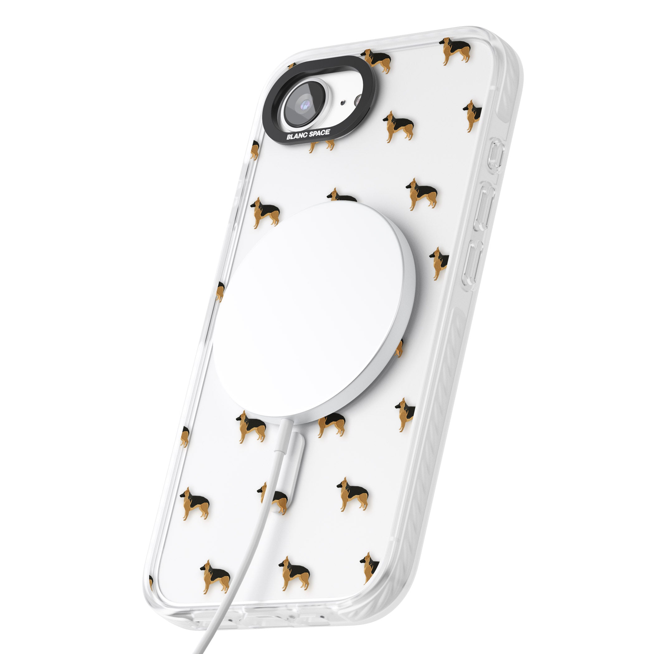 German Shepherd Pattern Clear