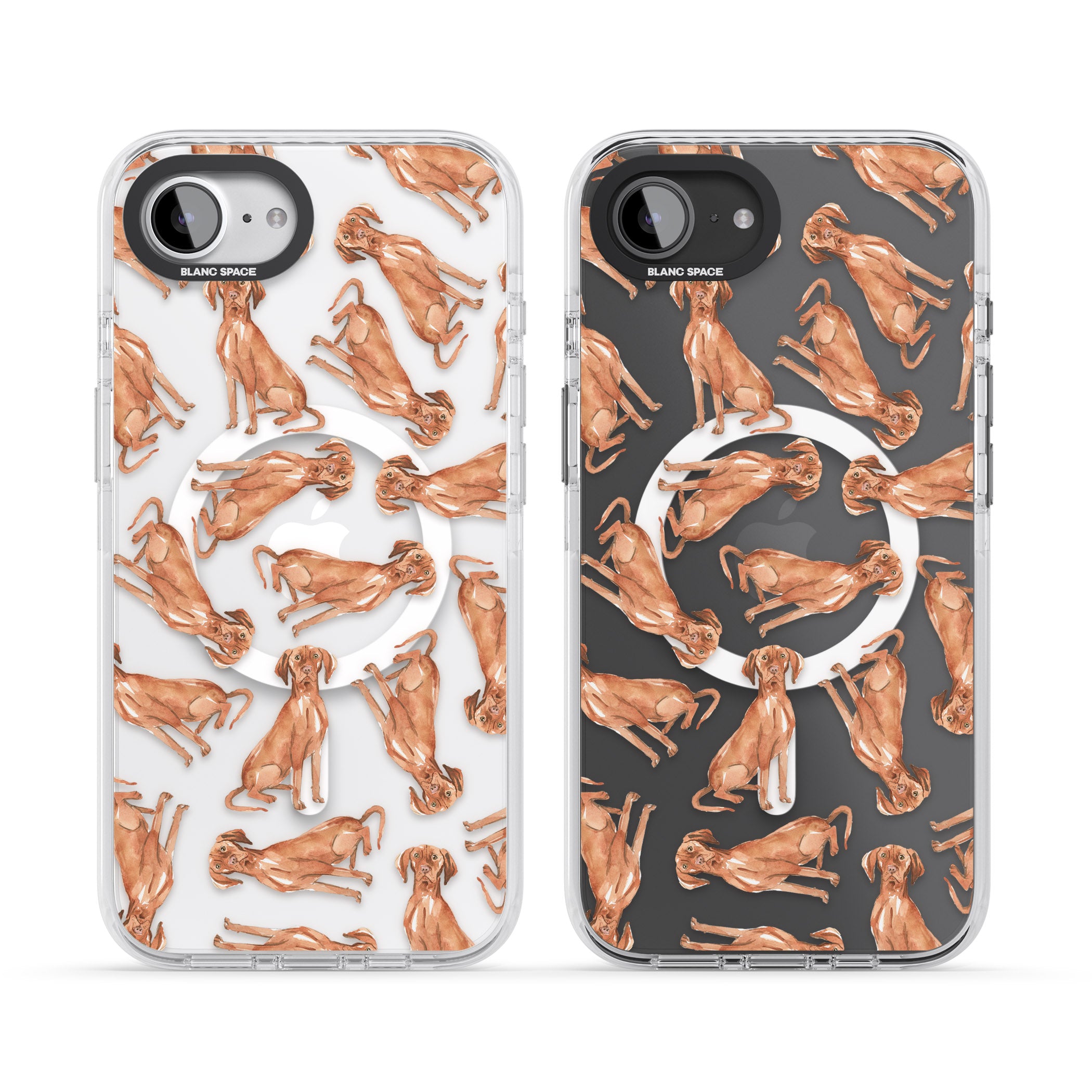 Hungarian Vizsla Watercolor Pattern