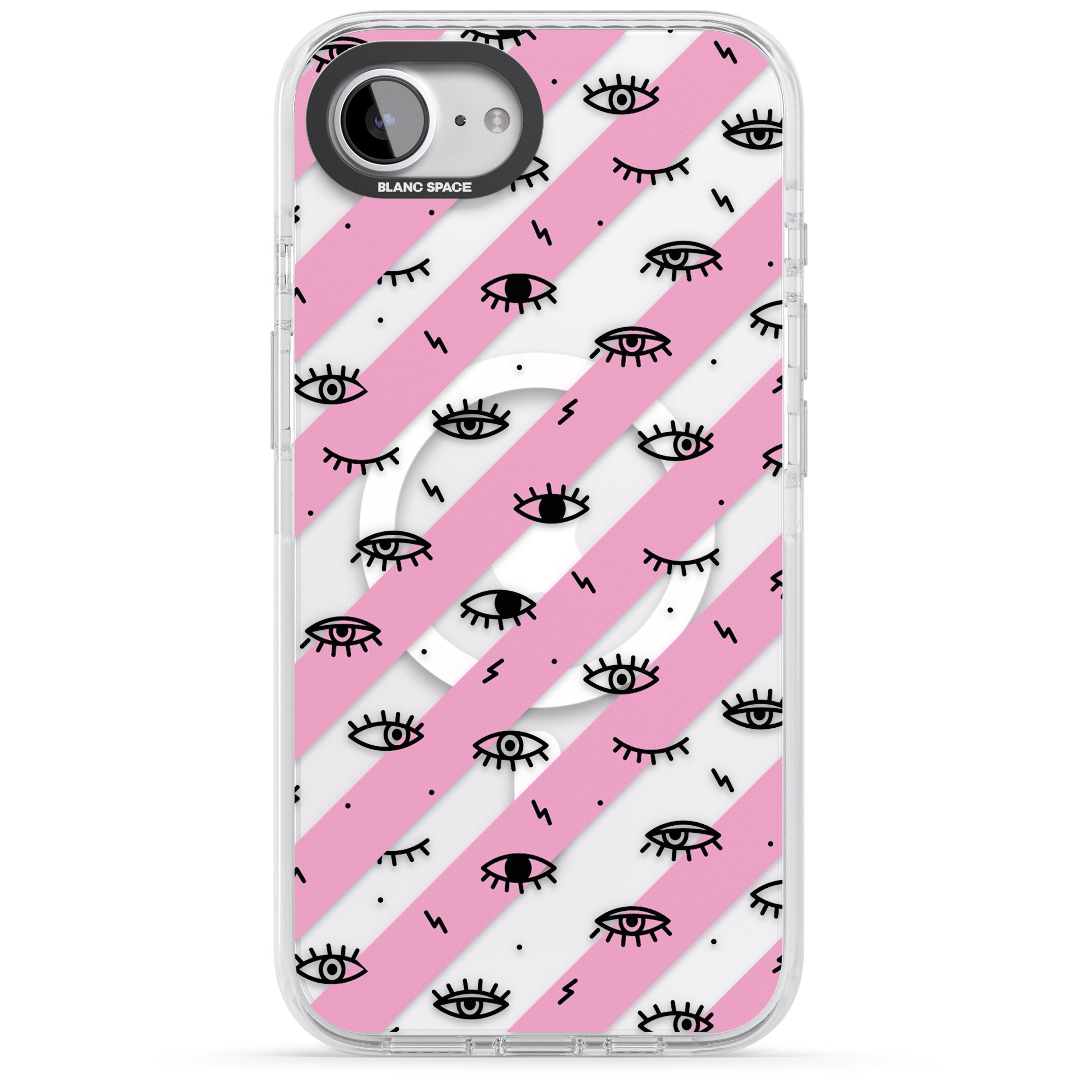 Pink Stripe Eyes