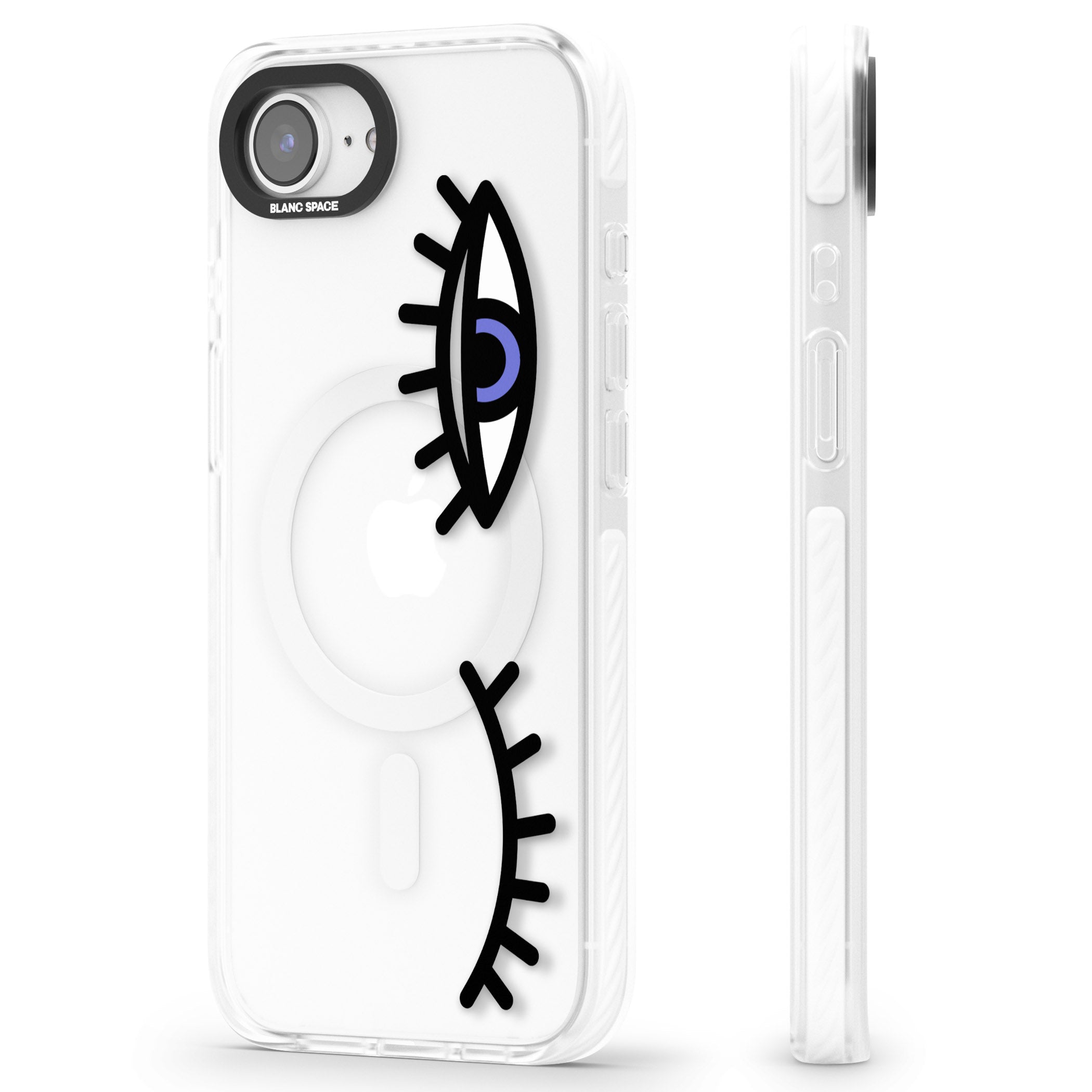 Winking Eyes Transparent Pattern