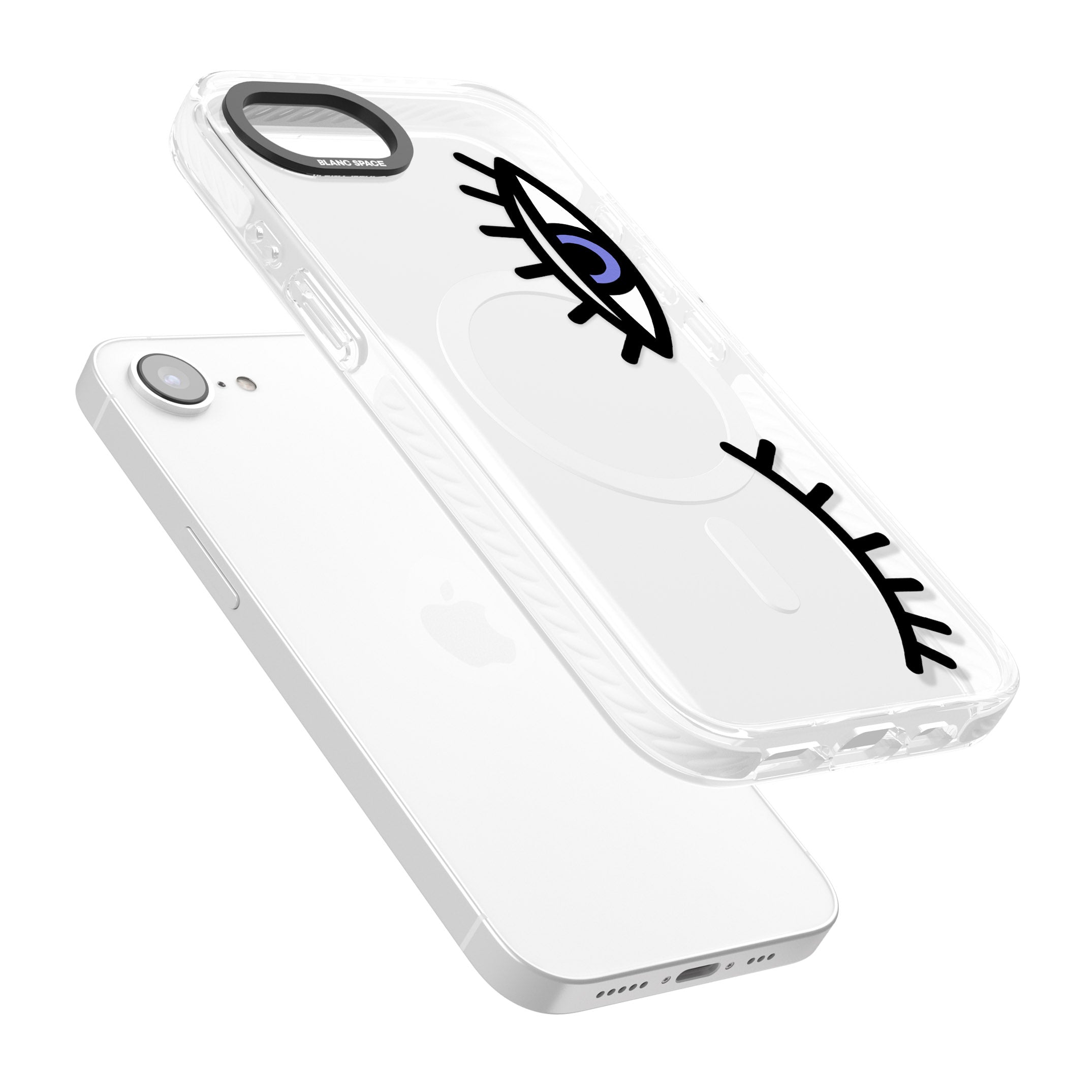 Winking Eyes Transparent Pattern