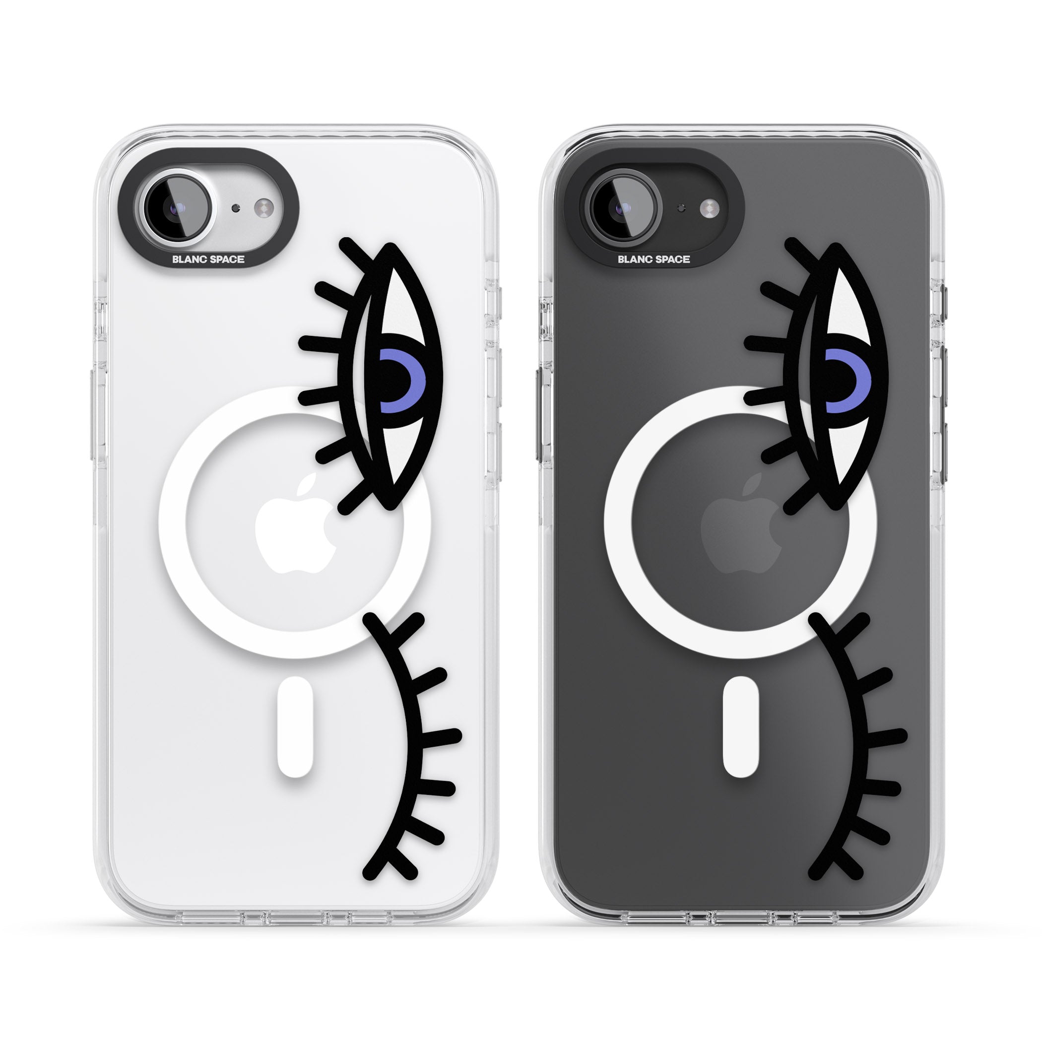 Winking Eyes Transparent Pattern