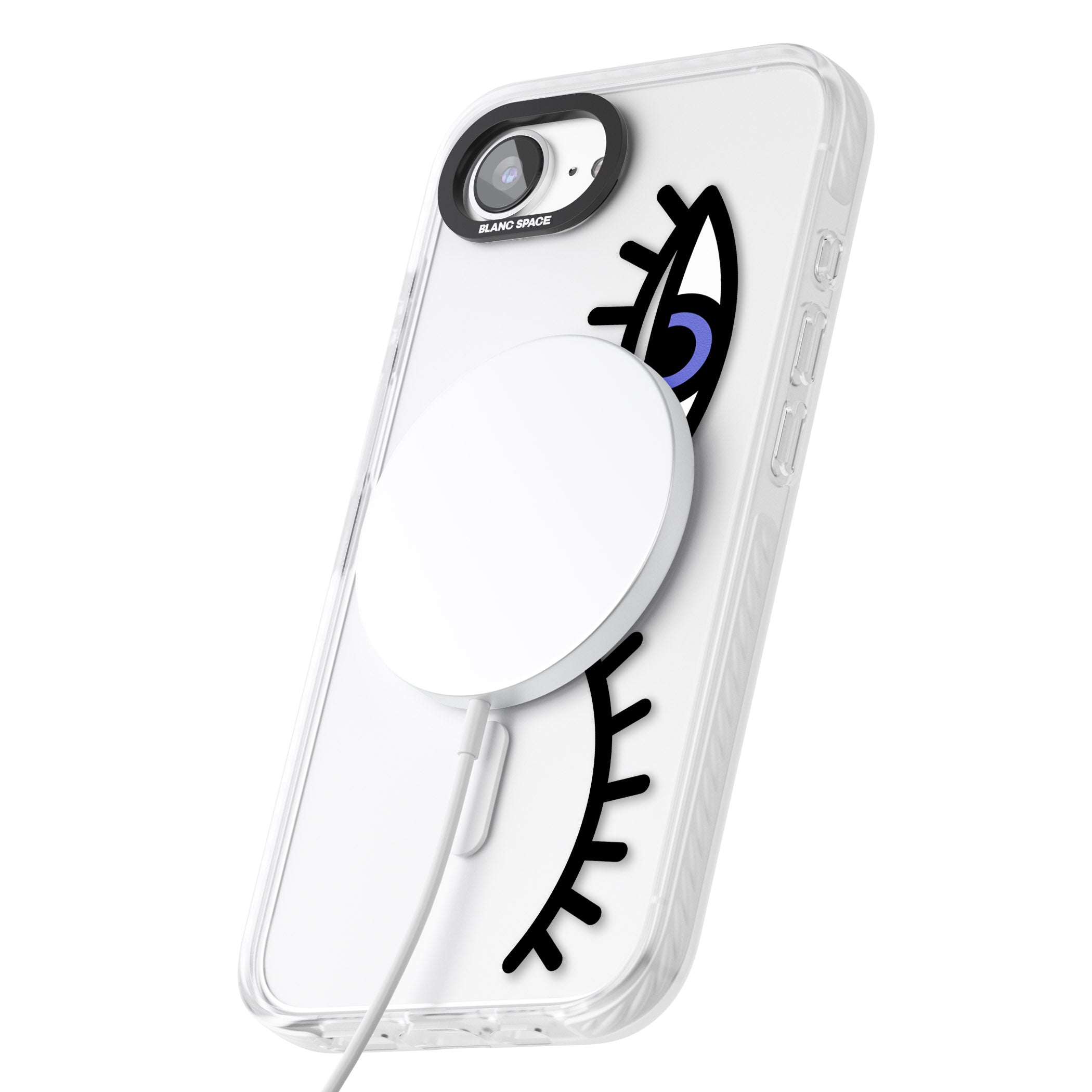 Winking Eyes Transparent Pattern