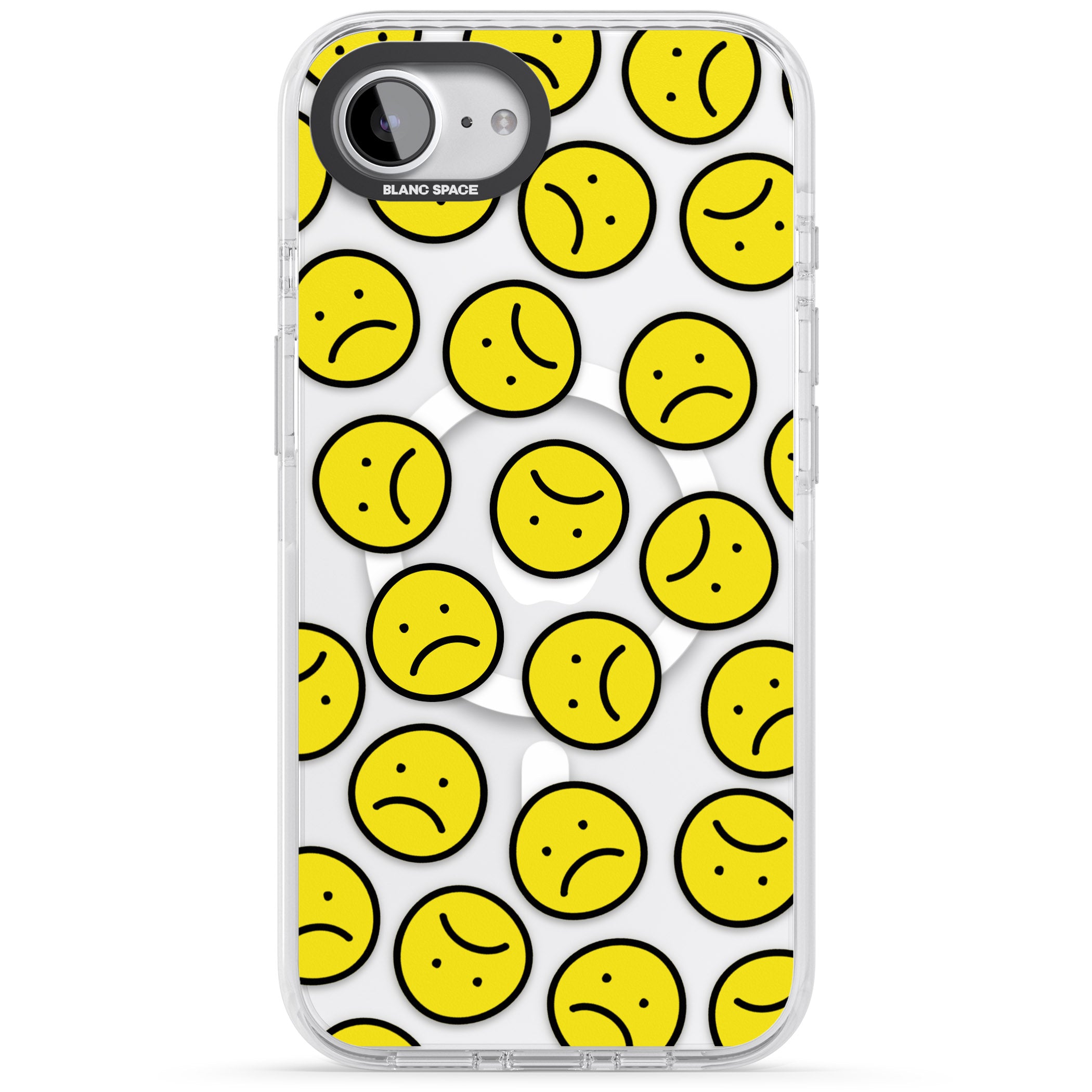 Sad Face Clear Pattern